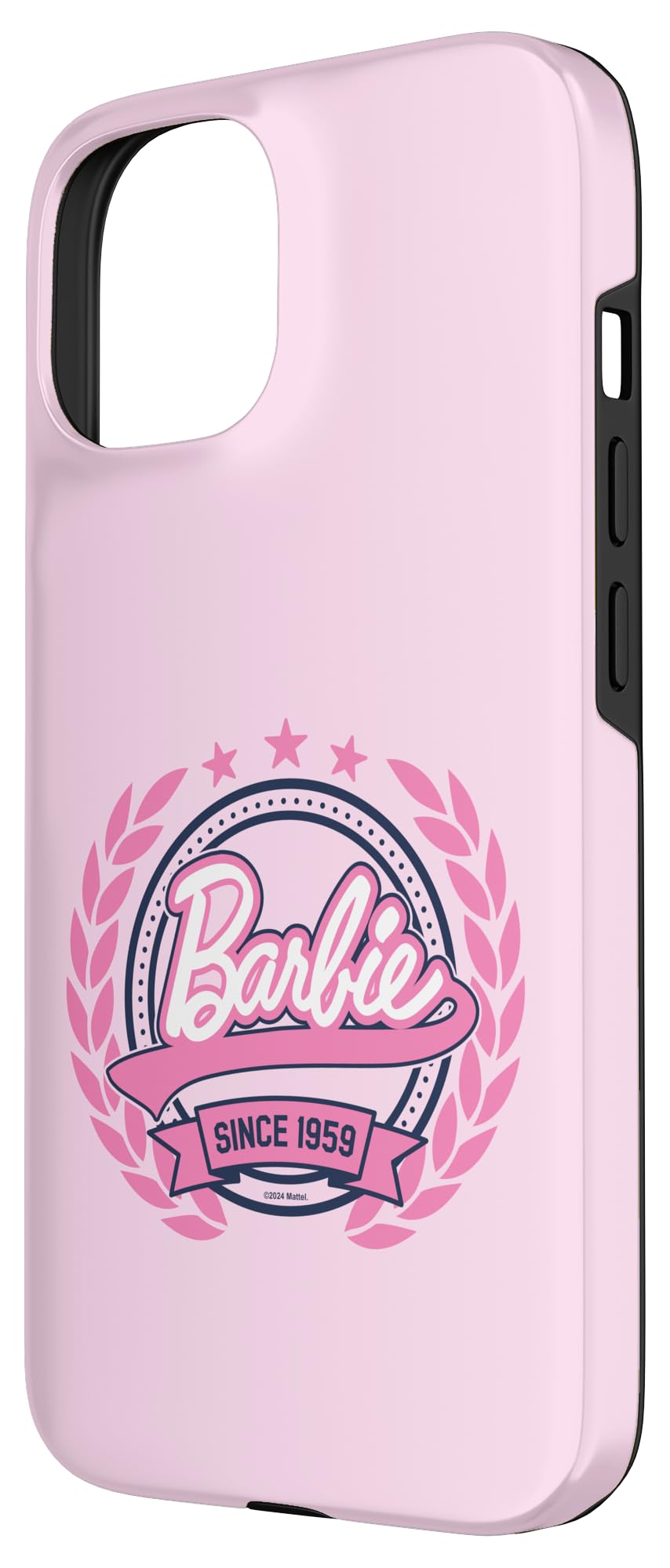 Iphone 15 Barbie   Varsity Collegiate Seal Since 1959 Logo Case