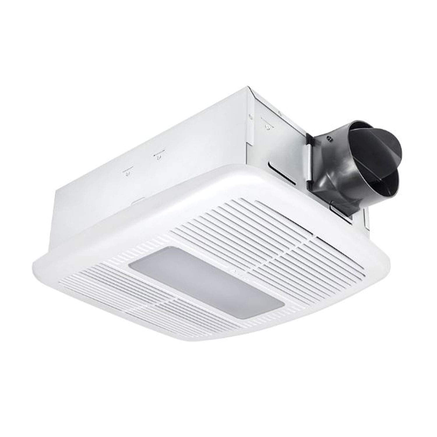 Delta Breezsignature Rad80Led 80 Cfm Exhaust Bath Fan Led Dimmable Light With Heater