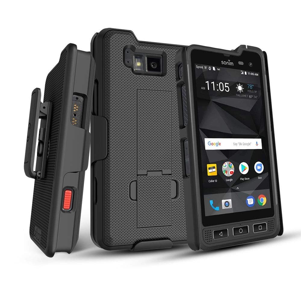 BELTRON Sonim XP8 Case with Holster, Heavy Duty Belt Clip with Swivel Clip for Sonim XP8 (AT&T FirstNet Sprint XP8800)  Secure 