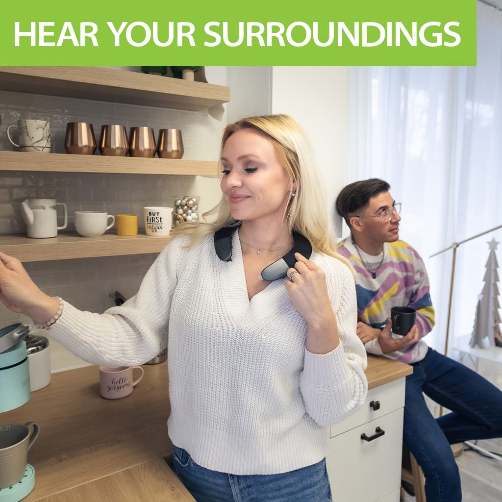 Avantree Torus Wearable Wireless Neck Speaker, Bluetooth 5.0, Aptx Hd, Low Latency, Personal Neckband Speakers With Retractable