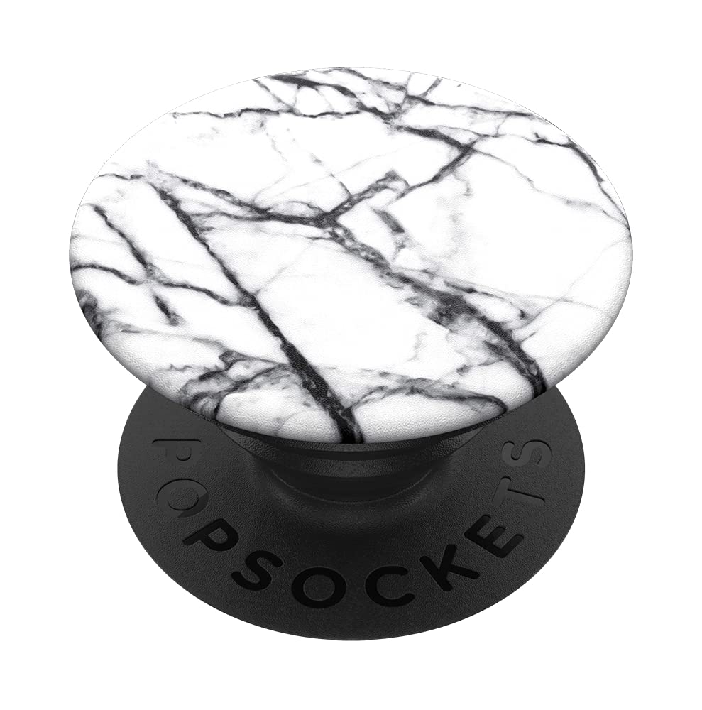 Popsockets: Phone Grip With Expanding Kickstand, Pop Socket For Phone   Dove White Marble