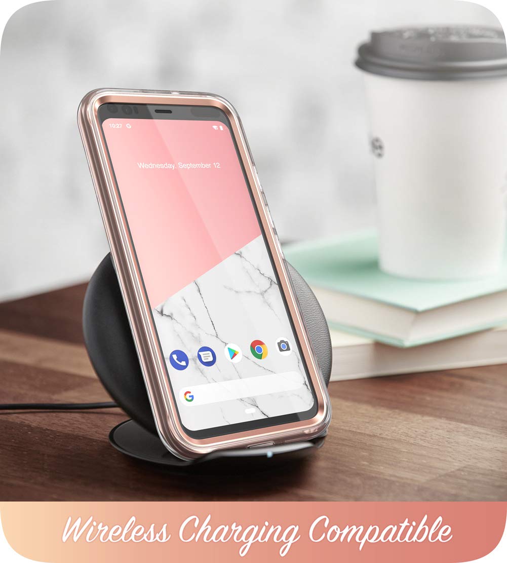 I-Blason Cosmo Series Protective Case For Google Pixel 4 Xl (2019), Marble Pink