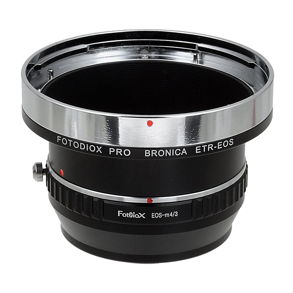 Fotodiox Pro Lens Mount Adapters, Bronica ETR (ETRC, ETRS, ETR-C, ETRSi) Mount Lenses to to MFT (Micro-4/3, M4/3) Mount Mirrorle