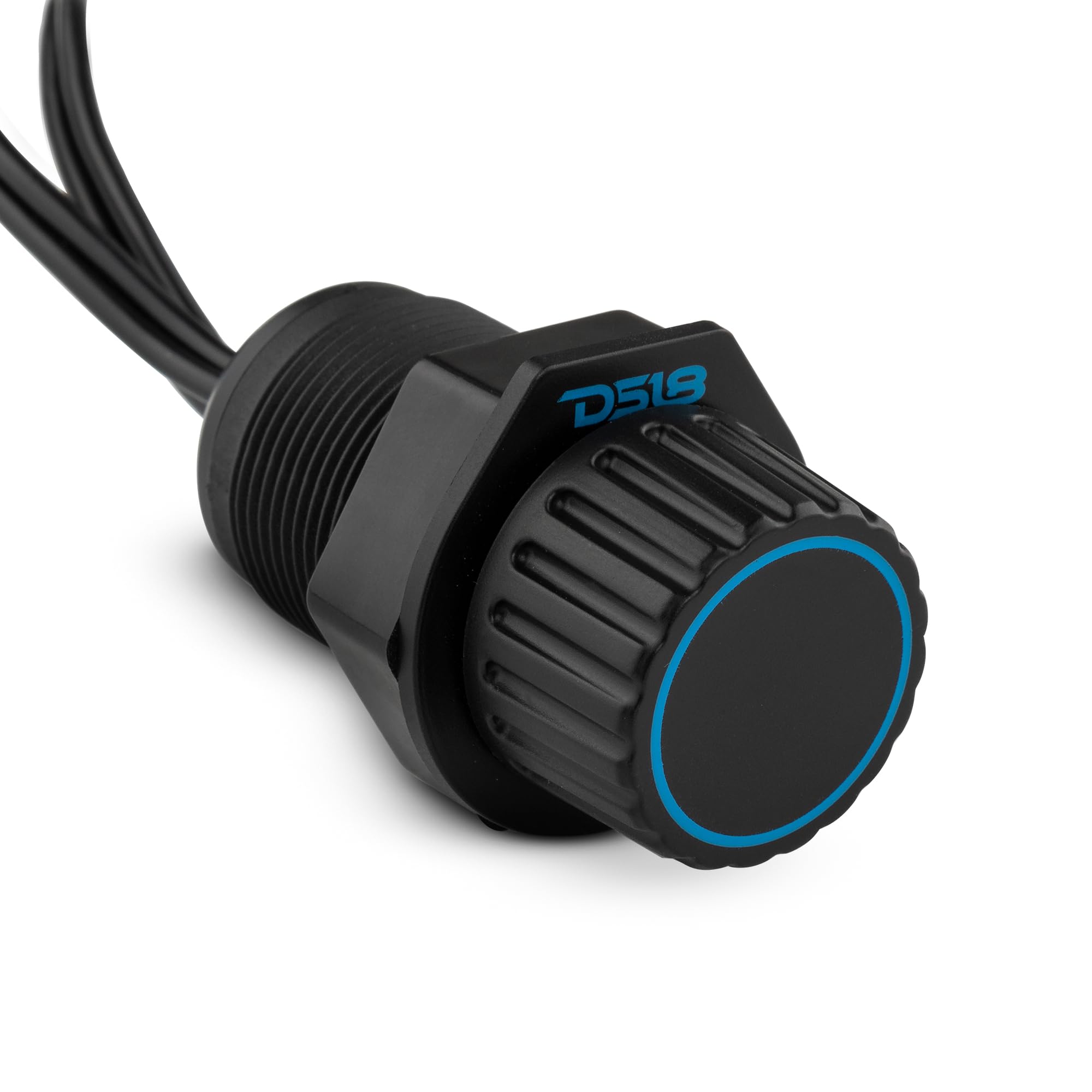 DS18 MBKR Marine Bass Knob Remote Gain/Volume - Compatible with Any Source Unit - Bass Knob Level Controller - Universal RCA Lin