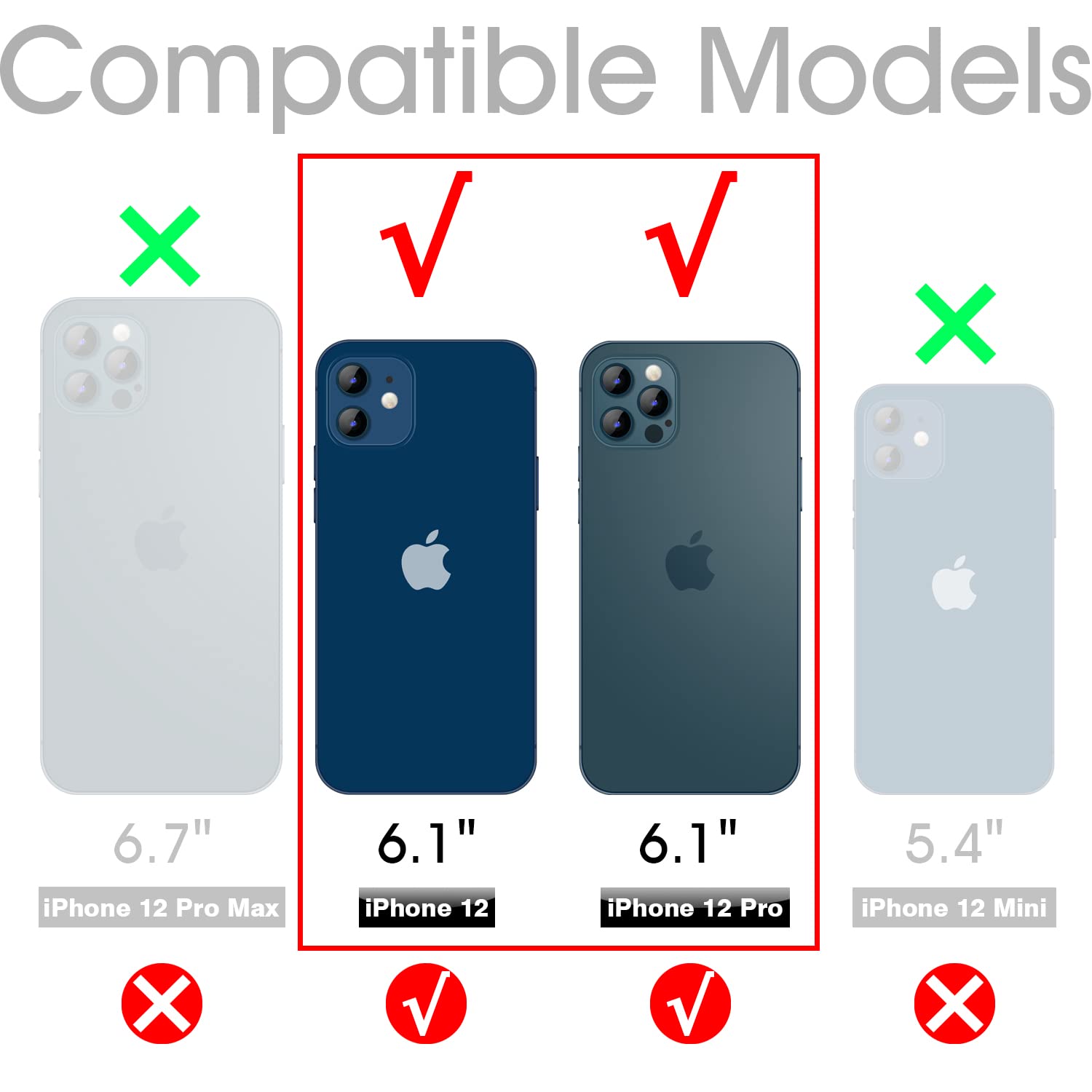 Gyzya Case For Iphone 12 And Iphone 12 Pro 6.1 Inch Case Clear With Design, Soft Slim Tpu Cover + Hard Pc Bumper Of Shockproof P