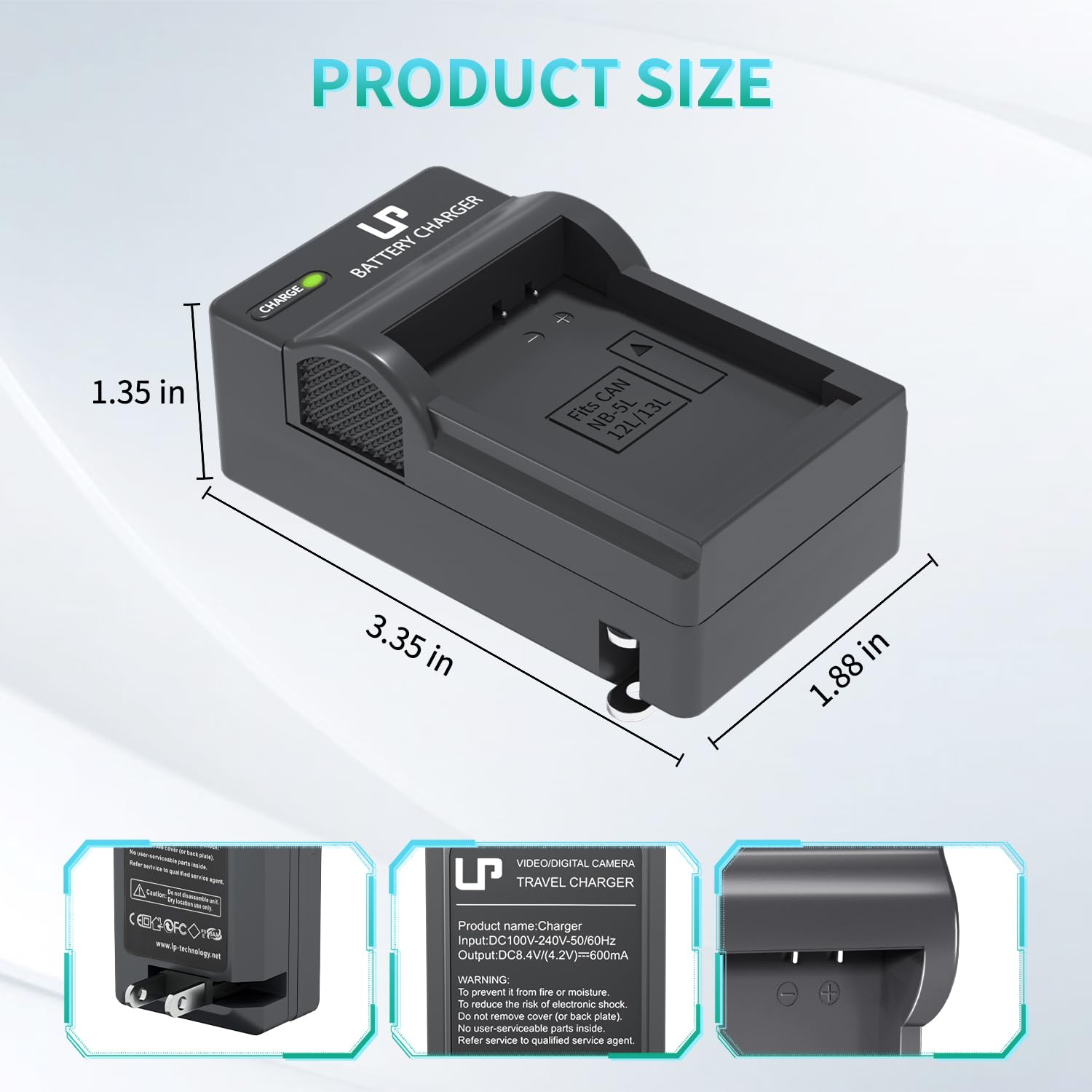 Lp Nb 13L Battery Charger, Camera Charger With Led Display For Canon Powershot Sx620 Hs, Sx720 Hs, Sx730 Hs, Sx740 Hs Digital, G