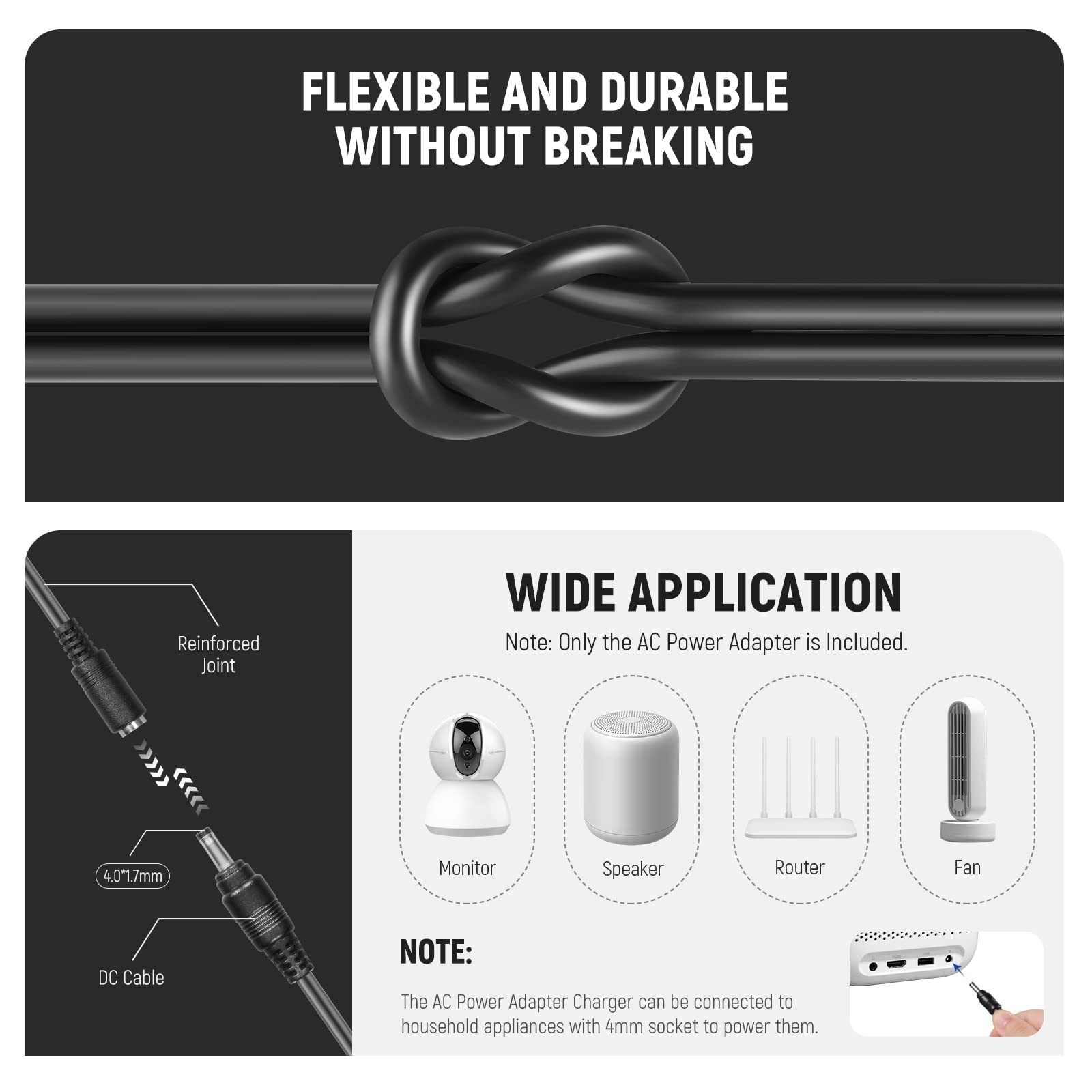 Neewer Dummy Battery With Ac/Dc Coupler Power Adapter Replacement For Ep 5B/En El15, Power Supply Compatible With Nikon Z5 Z6 Z7