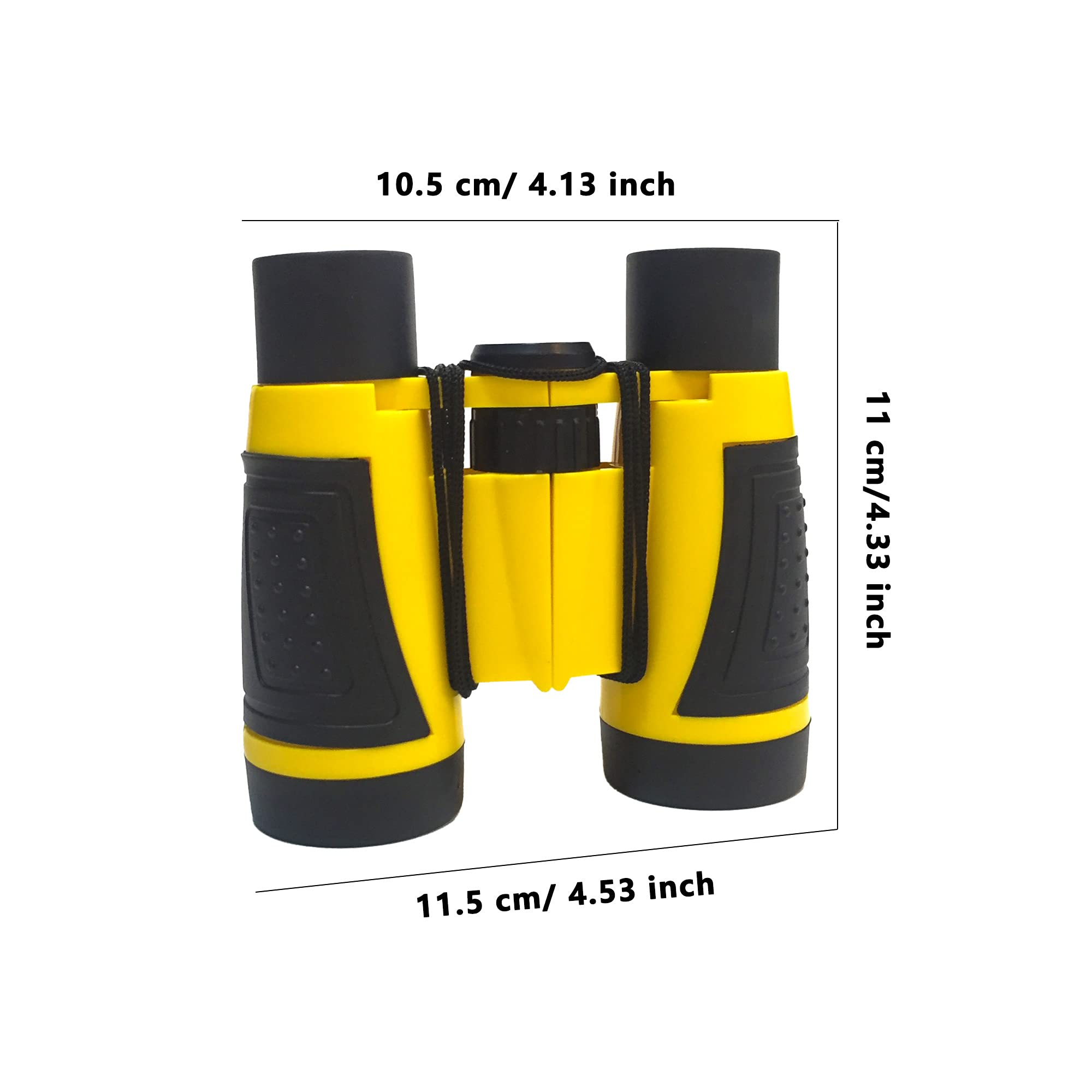 Cagemoga 4 Pieces Kids Binoculars Set Compact Binoculars For Kids Adults Mini Pocket Lightweight Binocular For Bird Watching Out