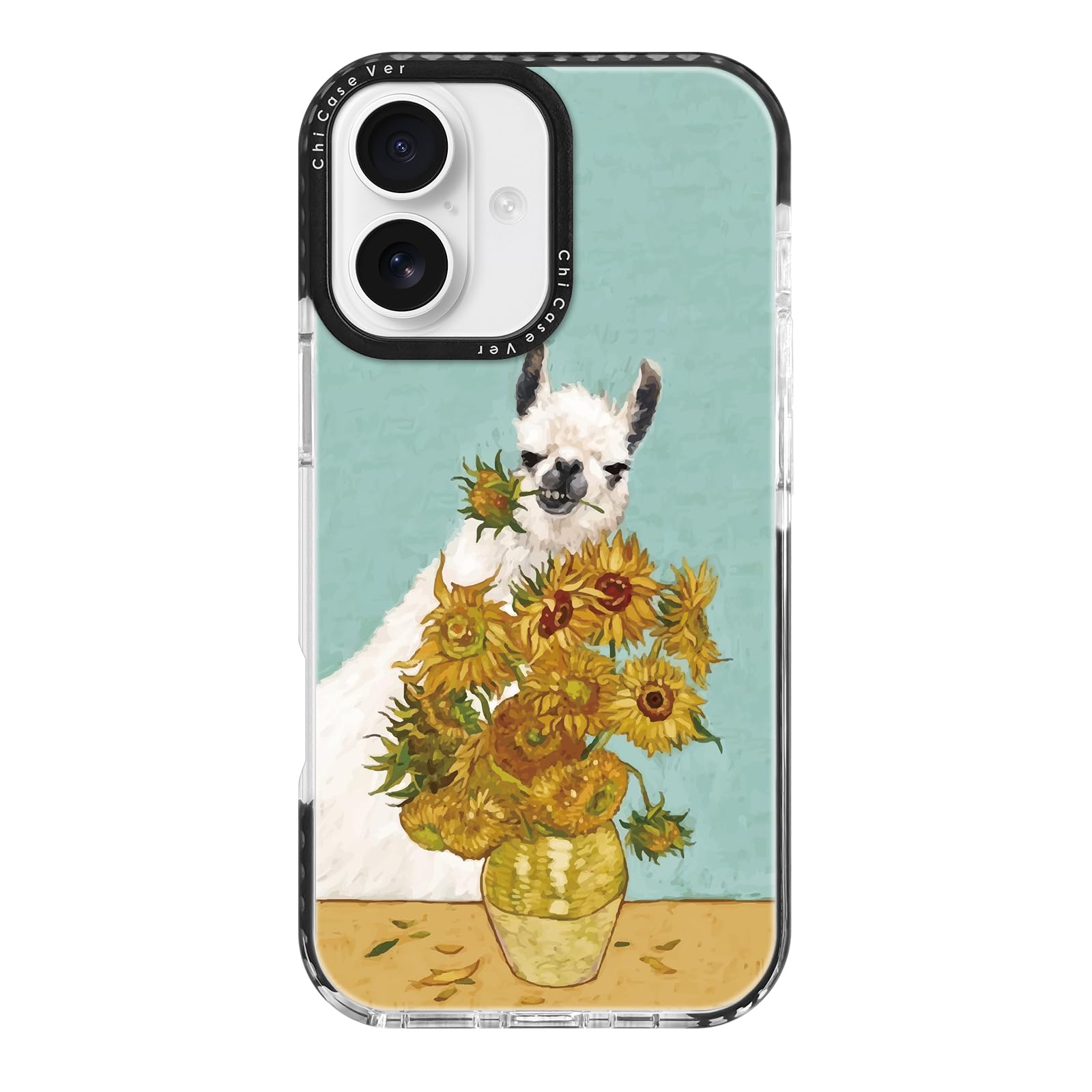 ChiCaseVer for iPhone 16 Case, Fruity Summer Collage, Military-Grade Drop Protection, Designer Quirky Artistic Soft Slim TPU Pro