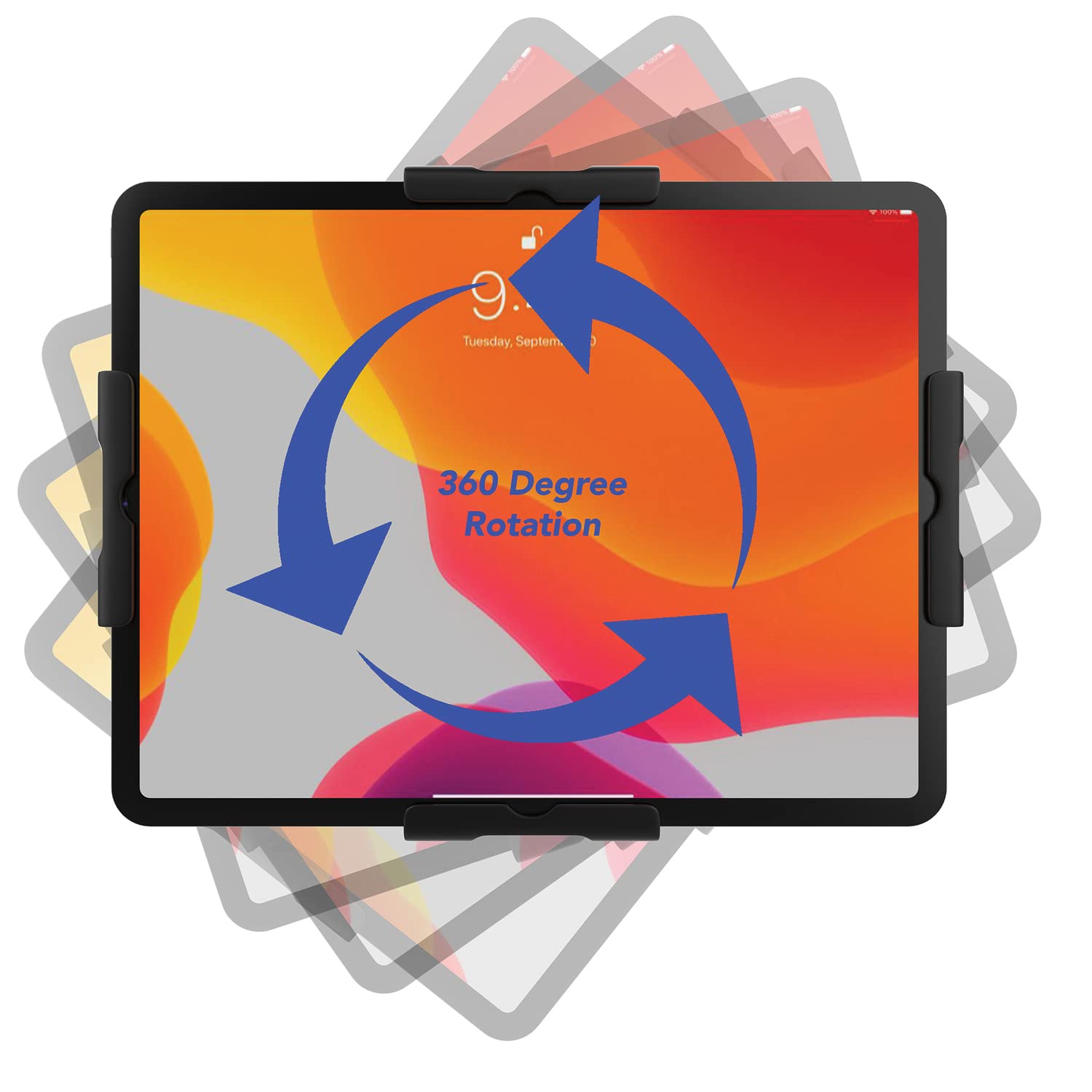 Cta Digital Pad Vthc Universal Security Tablet Holder With Vesa Plate