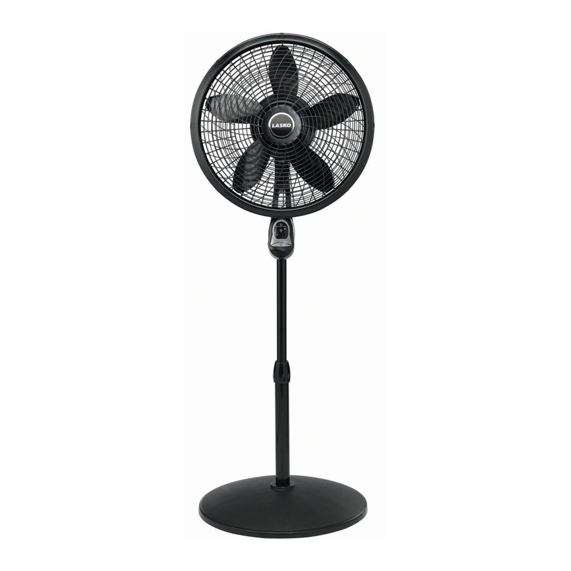 Lasko 18 In. Cyclone Pedestal Fan With Remote Control, Black