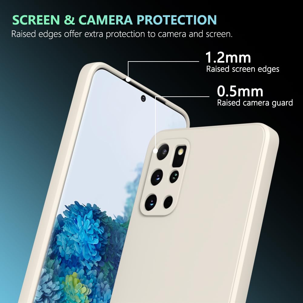 Wogroo For Samsung Galaxy S20 Plus Case White, Scratch Resistant With Soft Touch, Slim Thin Phone Cover For Samsung Galaxy S20 P