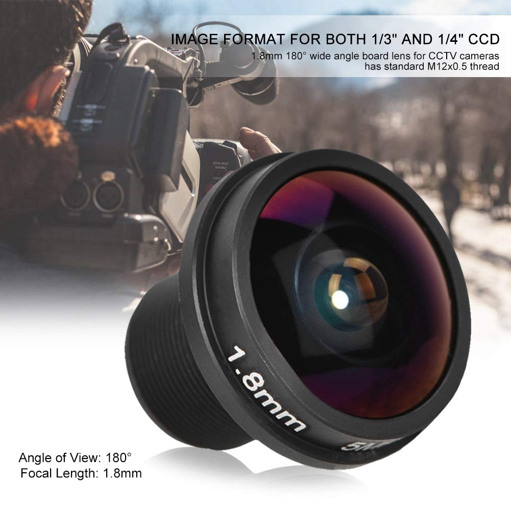 Sonew 1.8Mm 180 Wide Angle Board Lens, Hd 5Mp Fisheye View Cctv Wide Angle Camera For Cctv Cameras