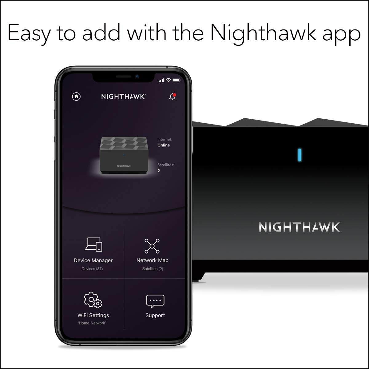 Netgear Nighthawk Whole Home Mesh Wifi 6 Add-On Satellite (Ms60) - Add Up To 1,500 Sq. Ft. Of Coverage