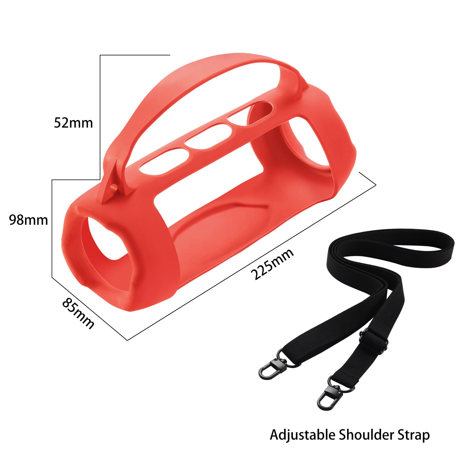 Hzycwgone Silicone Cover Case For Jbl Charge 5 Wi Fi Portable Wireless Speaker/Charge 5 Bluetooth Speaker,For Jbl Charge 5 Wi Fi