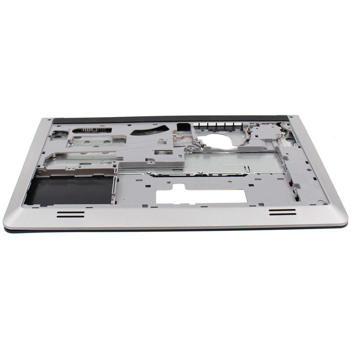 Motoku Laptop Palmrest Upper Case Keyboard Bezel And Bottom Case Base Cover Chassis Replacement For Dell Inspiron 15 5547 5542 5