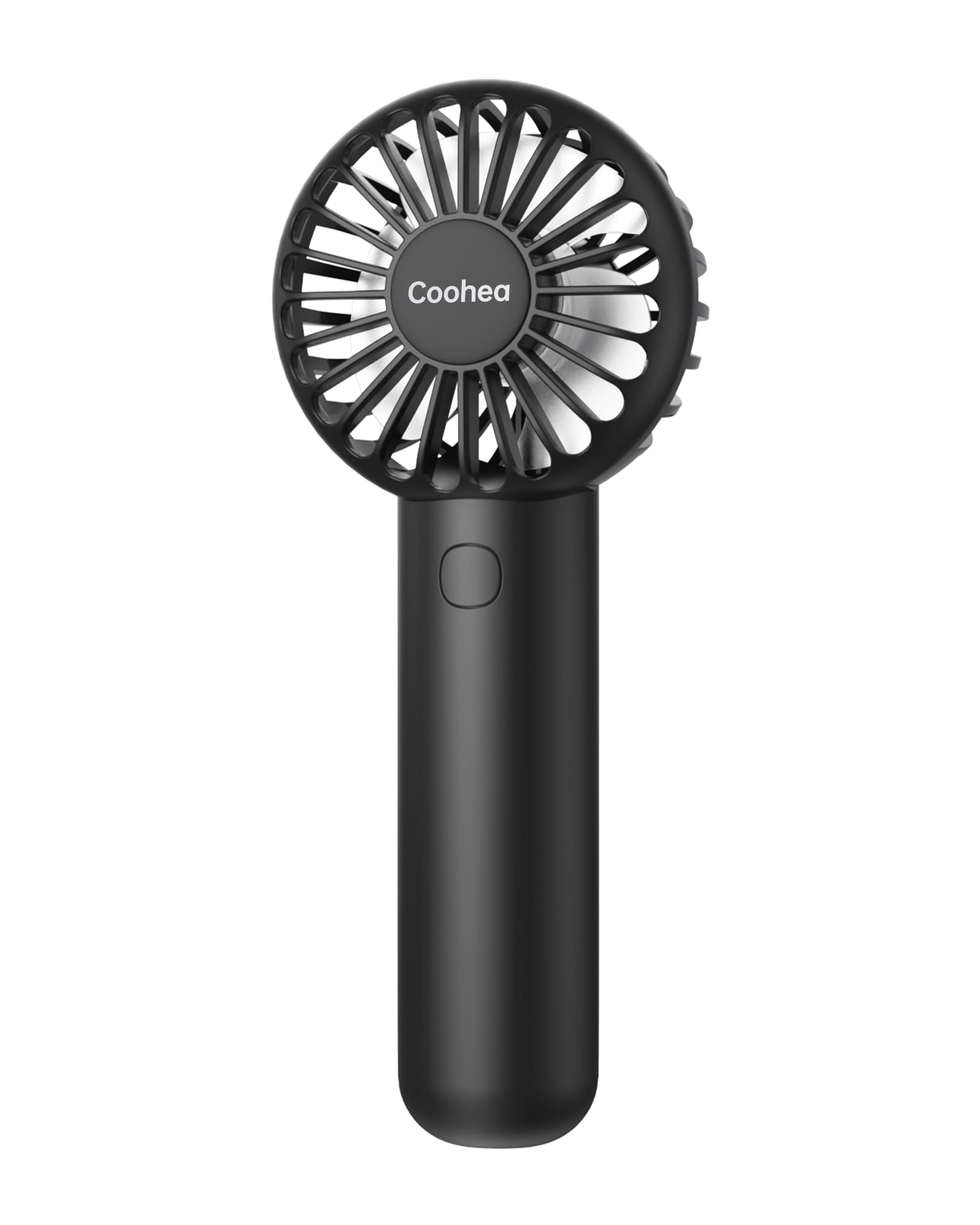 Coohea Handheld Fan Mini Portable Fan 3 Speeds Powerful Personal Fan Usb Rechargeable Battery Lash Fan Small Cooling Fan With Ba