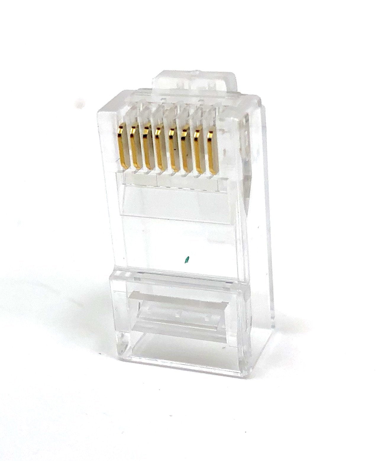 Micro Connectors, Inc. 100 Pack Cat6 Rj45 Modular Connector Plugs With Load Bar (C20 088L6 100)