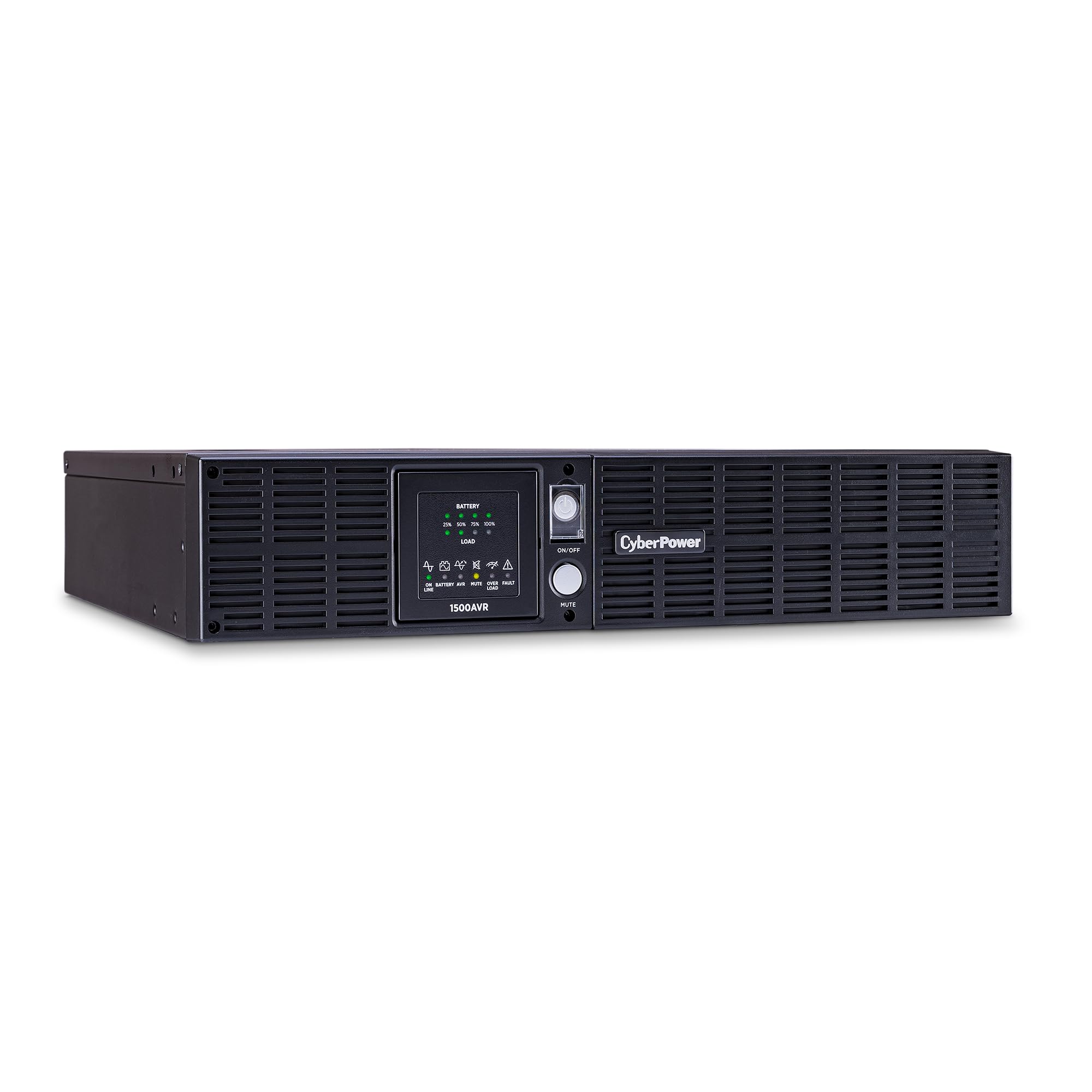 Cyberpower Cps1500Avr Smart App Lcd Ups System, 1500Va/900W, 8 Outlets, Avr, 2U Rack/Tower