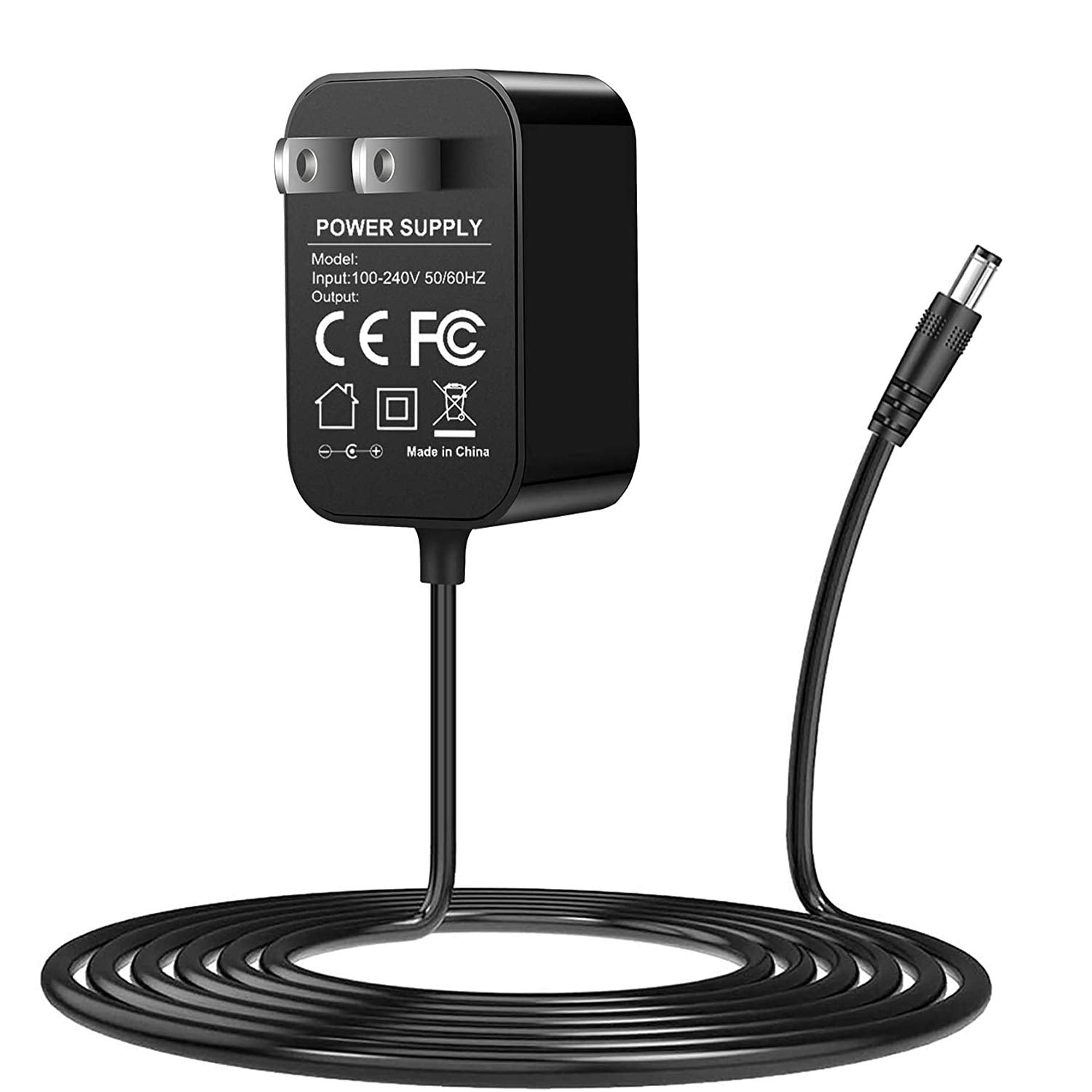 19V Charger For Eufy Robovac 11 11S 12 15C 25C 30C 35C Series For Eufy Homevac H30, Pure Clean & Coredy Robotic Vacuum Cleaner Model T2102 T2108 Pucrc15 Pucrc90 R300 R580 Power Supply Cord