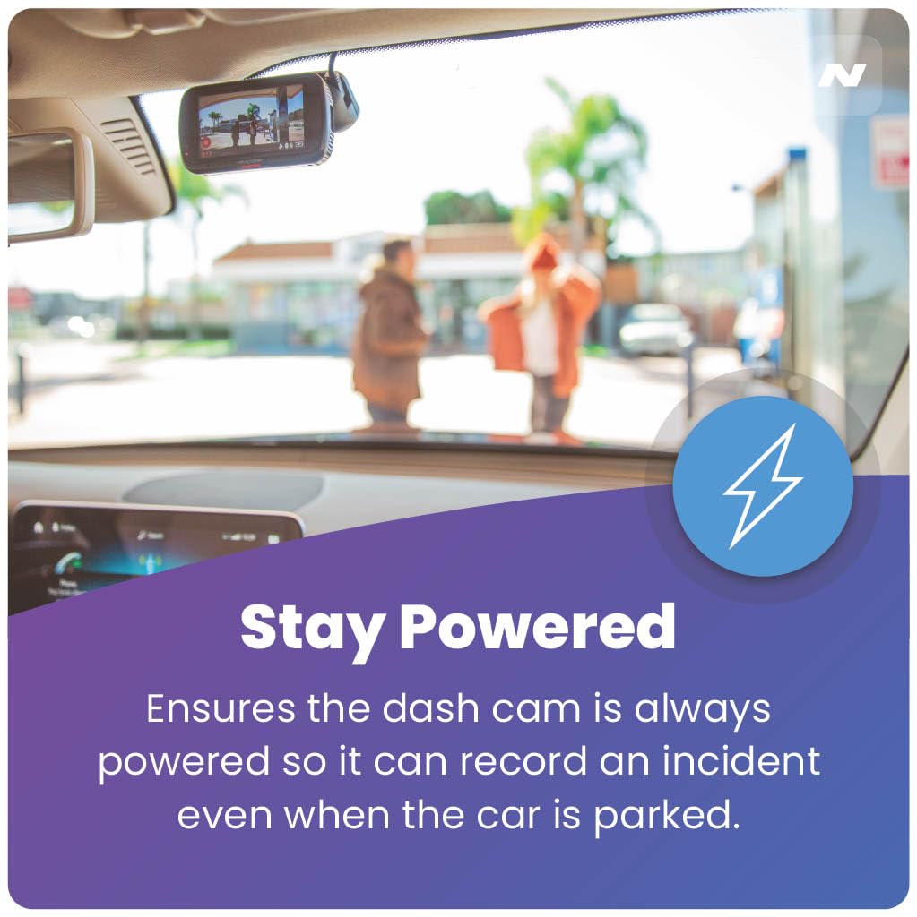 Nextbase Series 2 Obd Power Cable For Dash Camera   Plug & Play Dash Cam Power Cord, Obd Usb Cable Compatible W/All Dash Cams (E