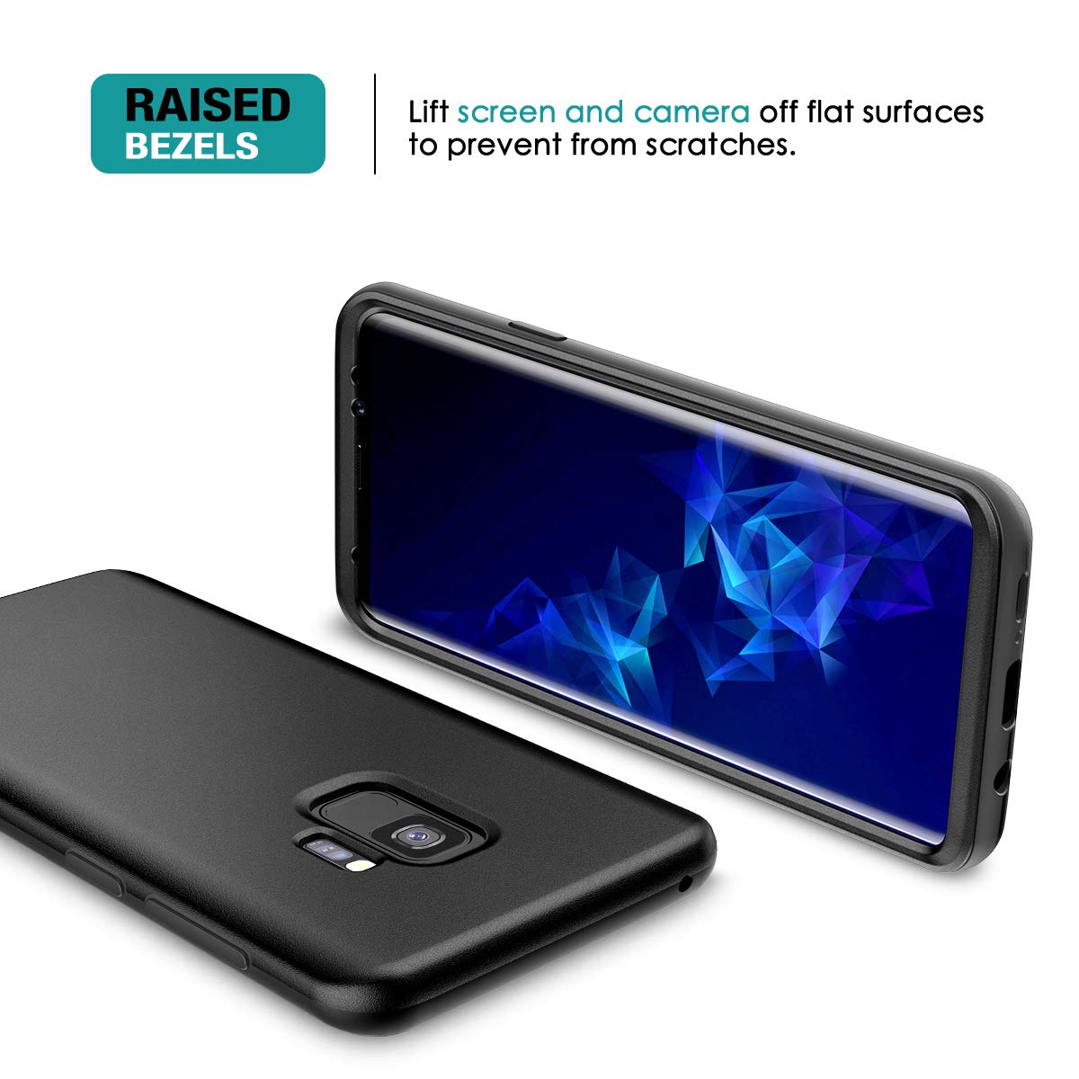 Suritch Case For Samsung Galaxy S9,?Built In Screen Protector??Support Wireless Charging? Rugged Back Cover Hybrid Bumper 360 Pr