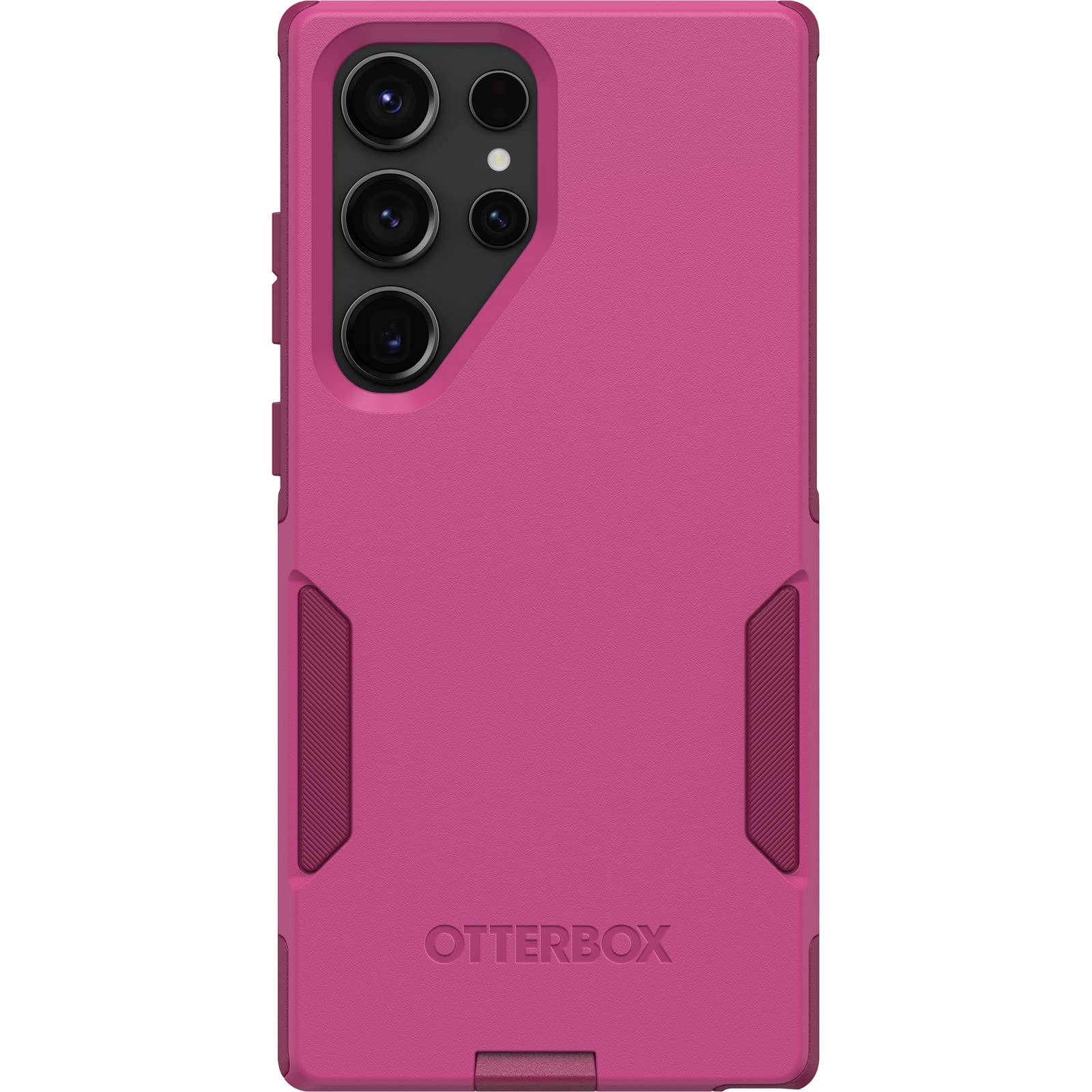 Otterbox Galaxy S23 Ultra Commuter Series Case   Into The Fuchsia (Pink), Slim & Tough, Pocket Friendly, With Port Protection
