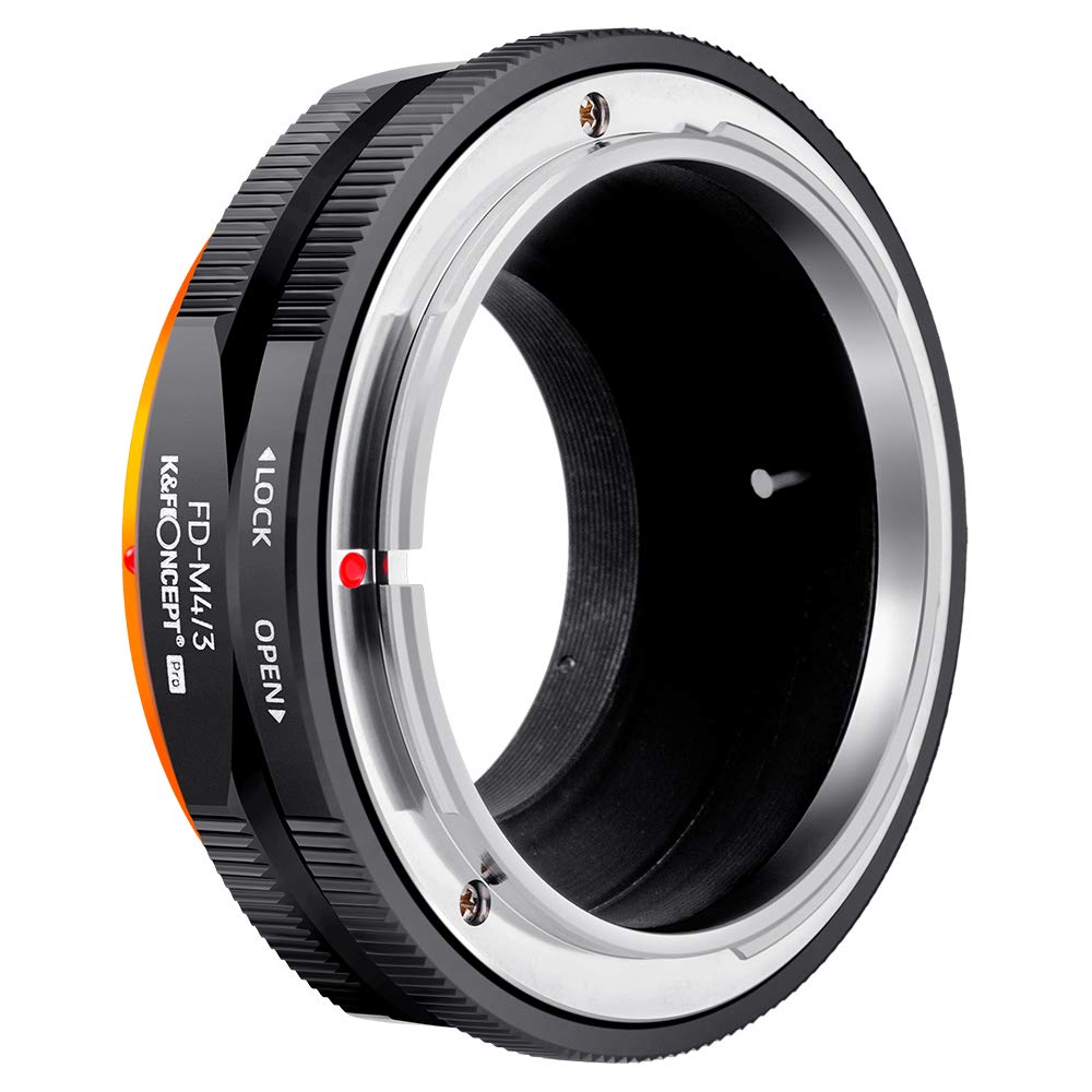 K&F Concept Fd To M4/3 Lens Mount Adapter Ring Compatible For Canon Fd Lens To Micro Four Thirds M43 Olympus Pen And Panasonic Lumix Cameras With Matting Varnish Design