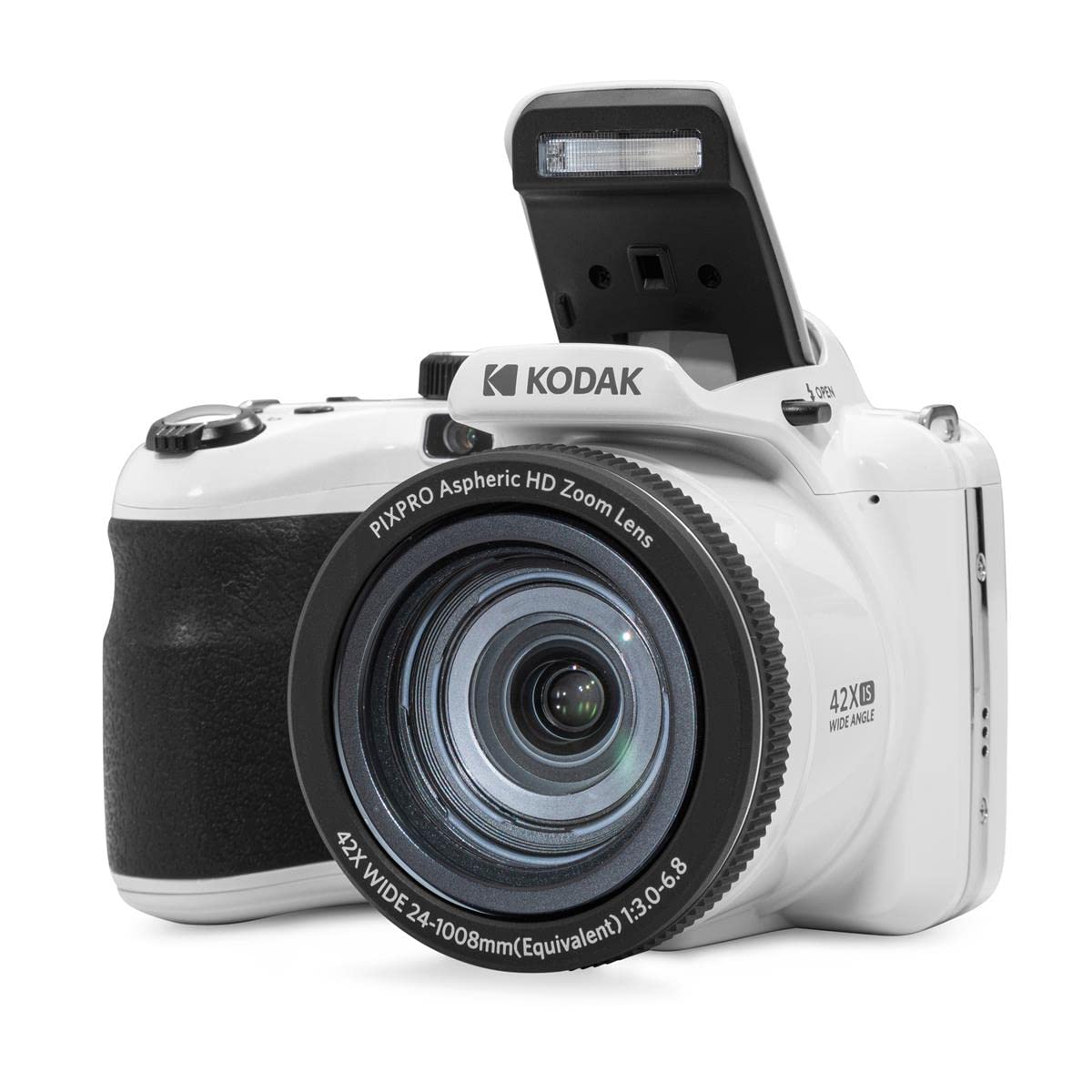 Kodak Pixpro Az425-Wh 20Mp Digital Camera 42X Optical Zoom 24Mm Wide Angle Lens 1080P Full Hd Video Optical Image Stabilization