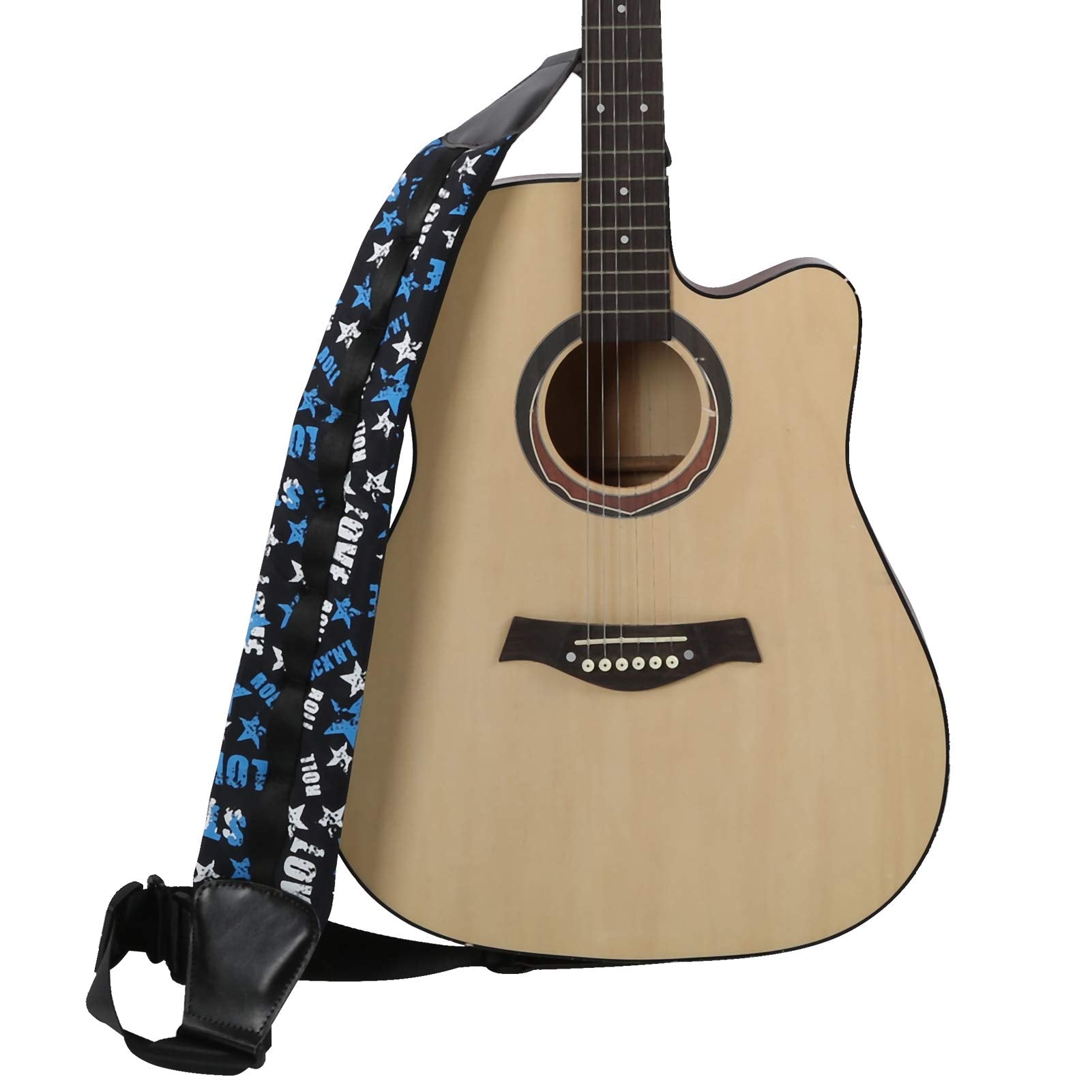 Ubervia Guitar Strap, 3.7 * 0.7in Oxford Cloth Guitar Strap, Breathable Widen Exquisite Electric Bass for Electric Guitar