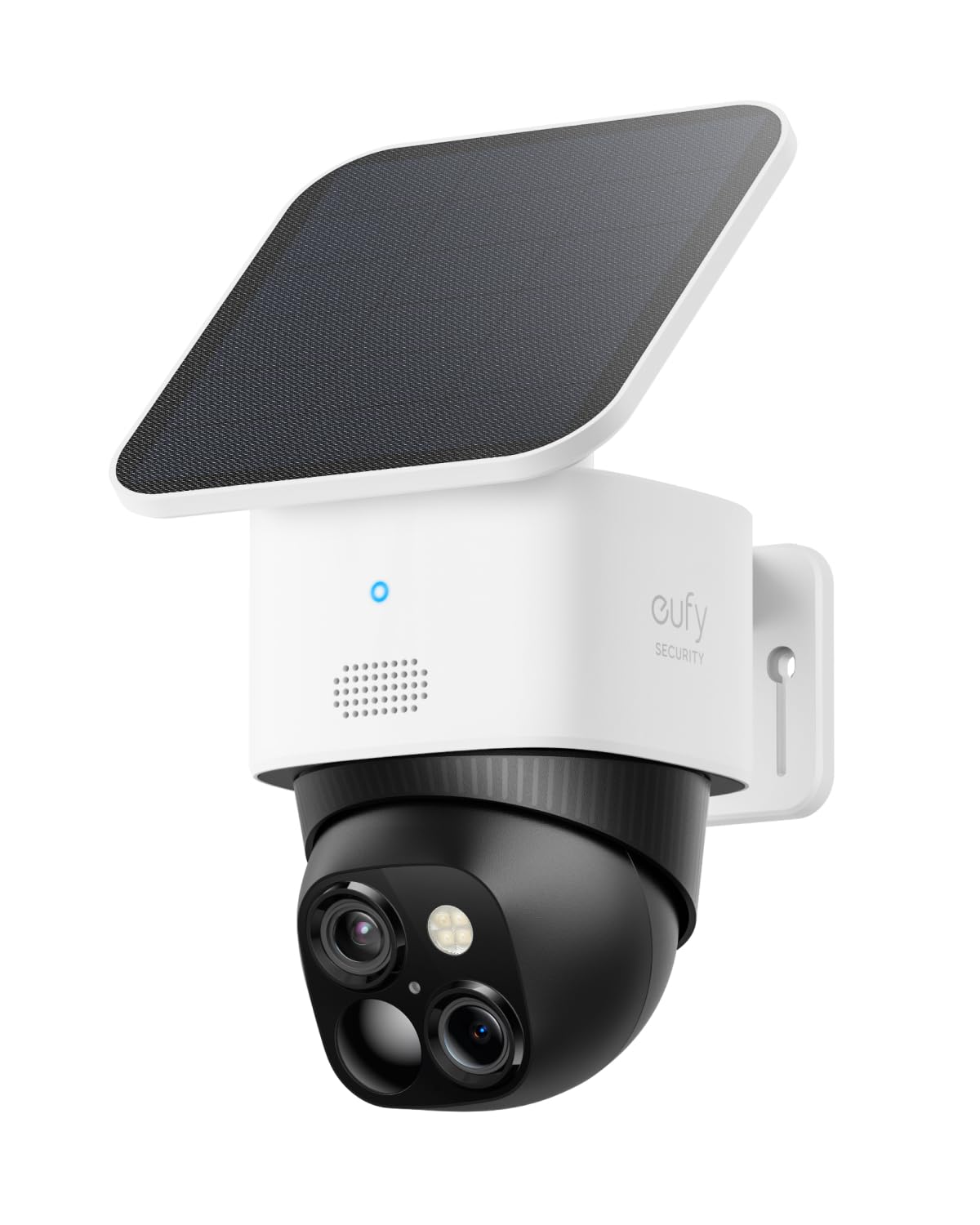 Eufy Security Solocam S340, Solar Security Camera, Wireless Outdoor Camera, 360 Pan & Tilt Surveillance, No Blind Spots, 2.4 Ghz