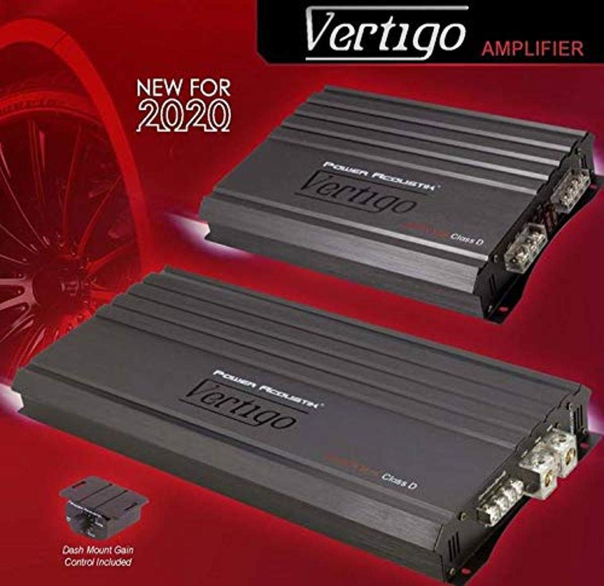 Power Acoustik Vertigo Series 4 Channel Amplifier 1800W Max