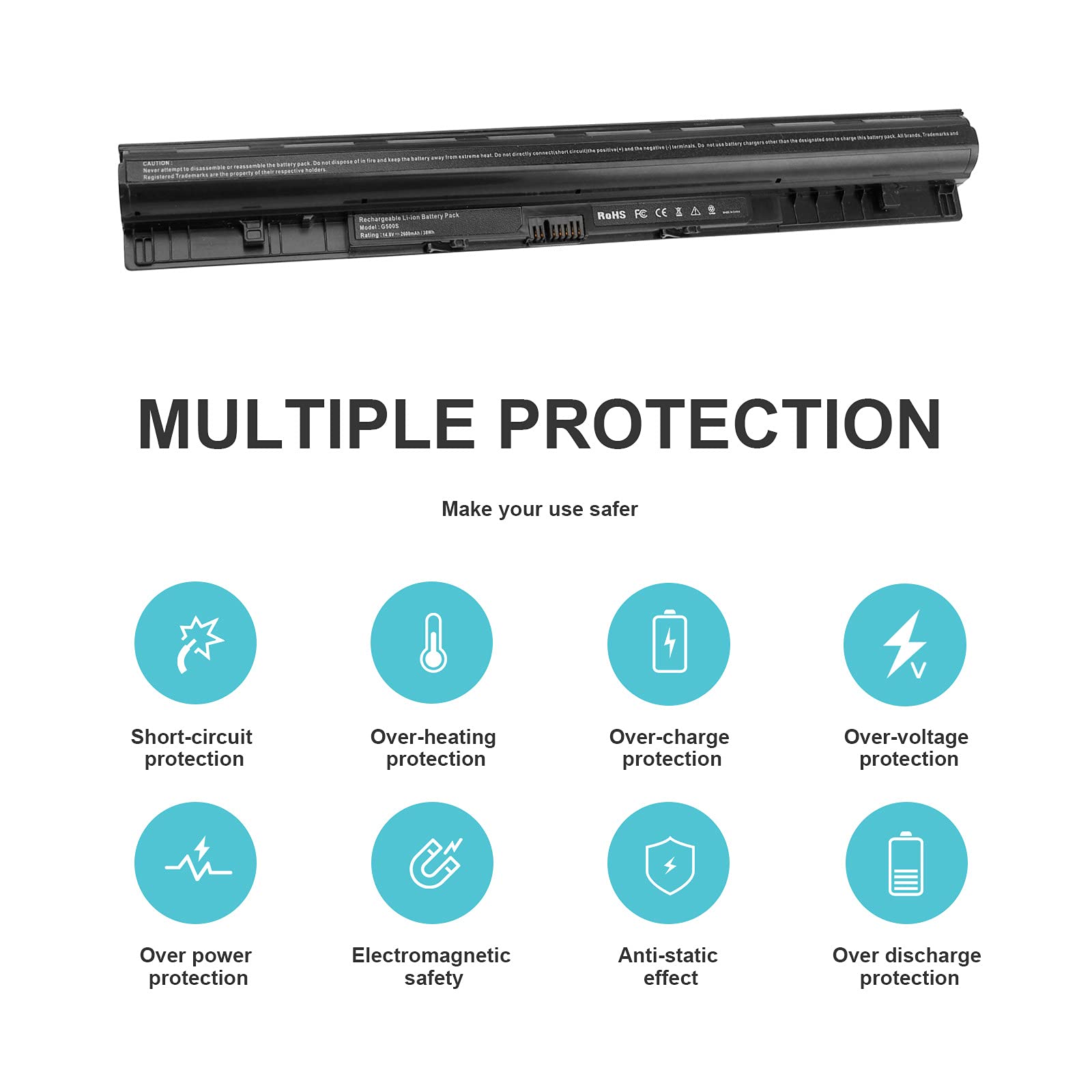 Fancy Buying Laptop Battery L12L4E01 for Lenovo G50 G50-30 G50-45 G50-70 G50-80 G500s G505s Z710 Replacement