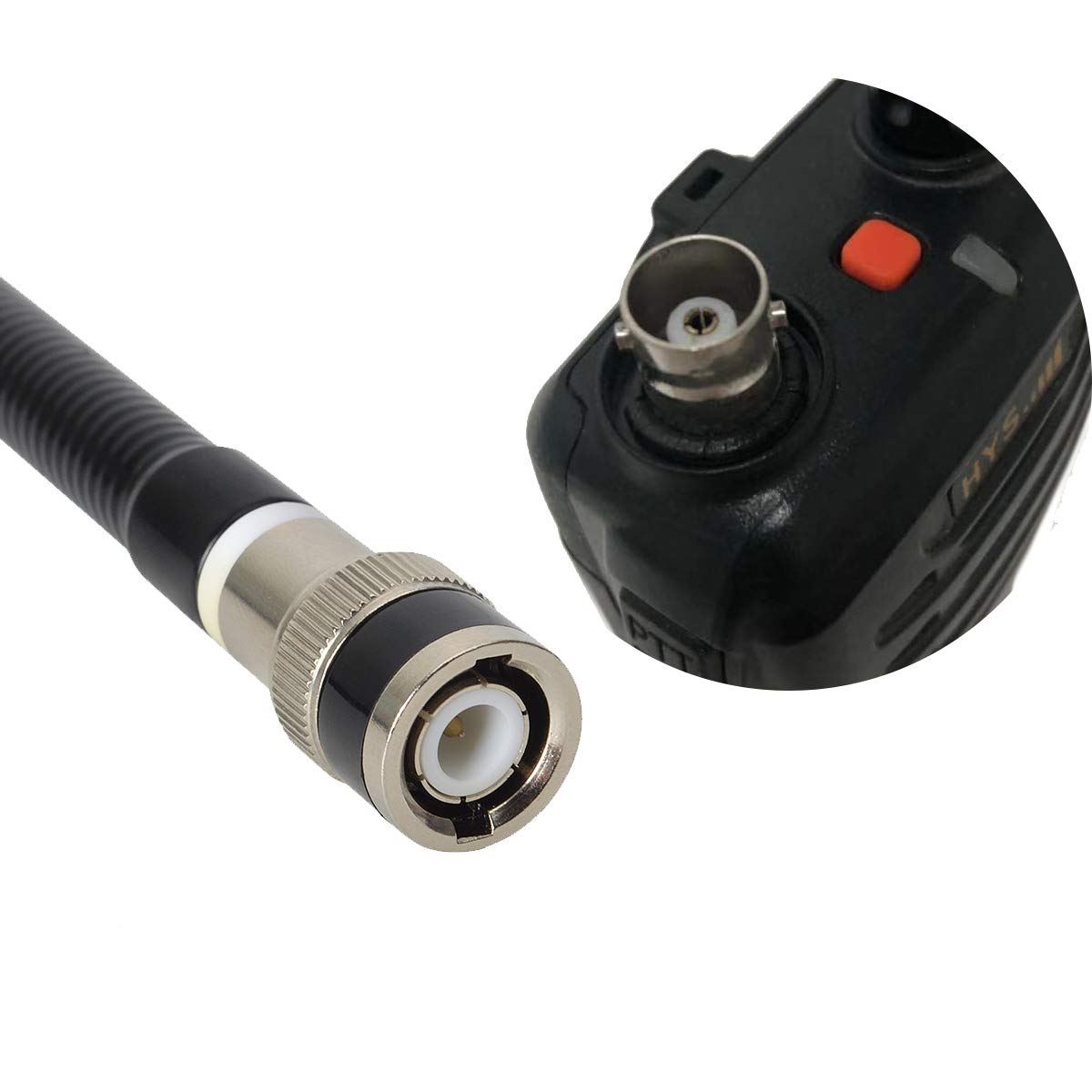 Hys 27Mhz Bnc Antenna Handheld Two Way Radio 9.45Inch Bnc Antenna For Cobra Midland Uniden Hand Held Cb Handheld/Portable Radio(