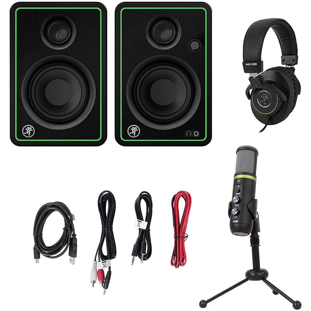 Mackie Creator Bundle with USB Microphone and Monitors