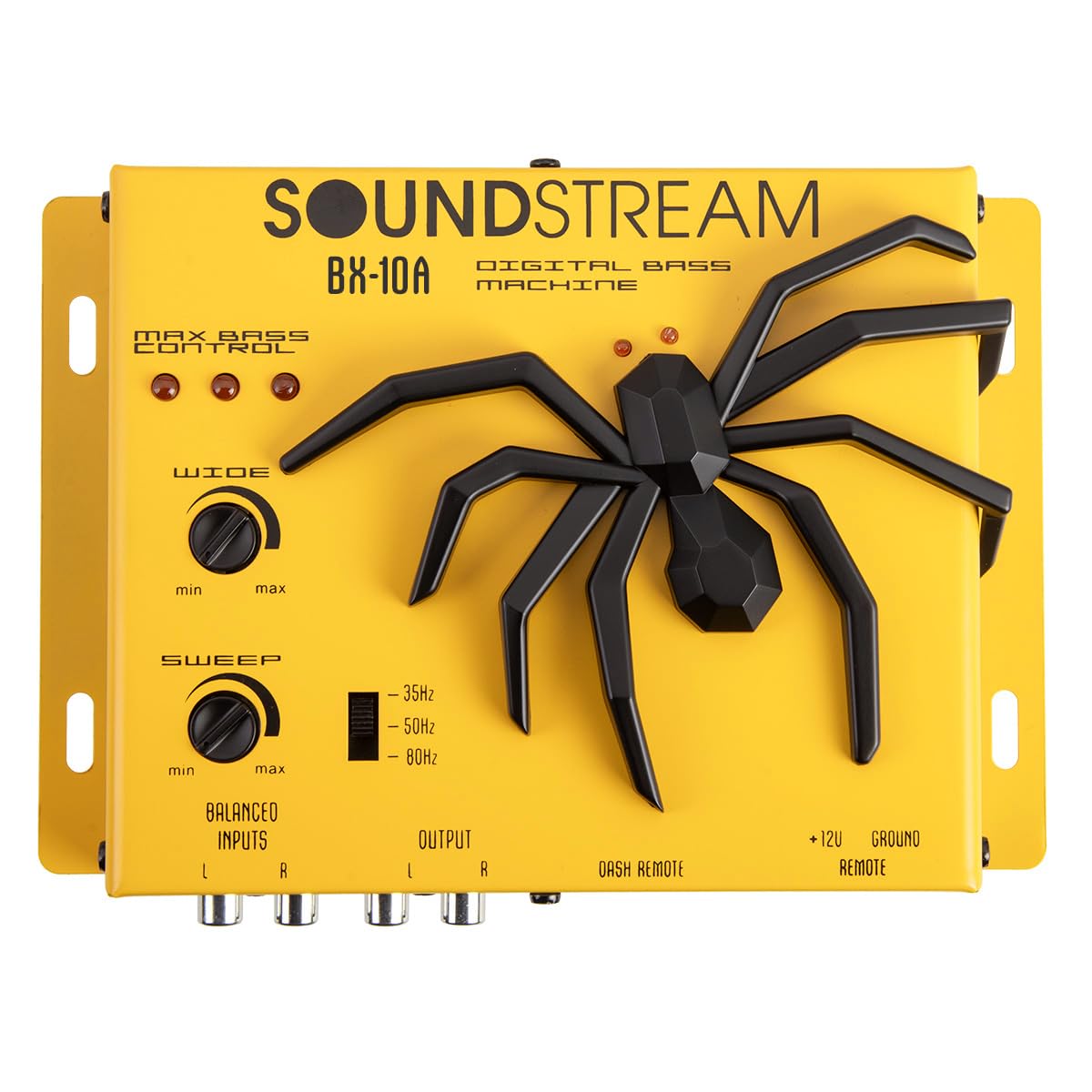 Soundstream Bx 10X | Bass Processor   Digital Sound Restoration, Maximizer And Reproducer   Car Audio Booster (Yellow)