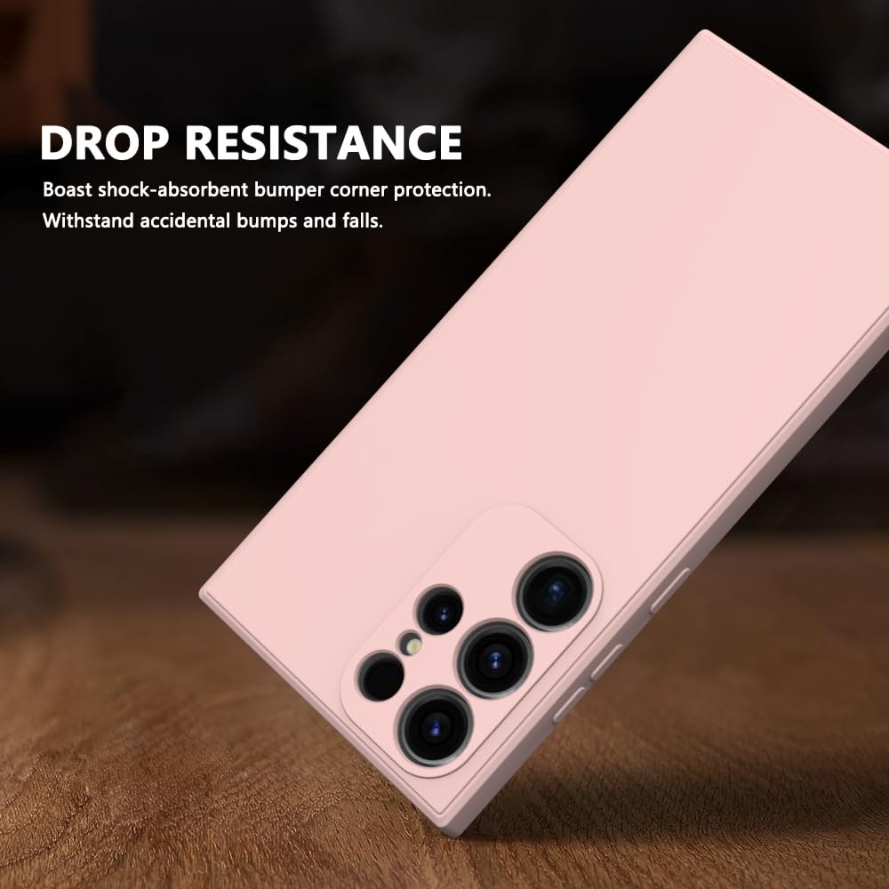 Wogroo For Samsung Galaxy S23 Ultra Case Pink, Scratch Resistant With Soft Touch, Slim Thin Phone Cover For Samsung Galaxy S23 U