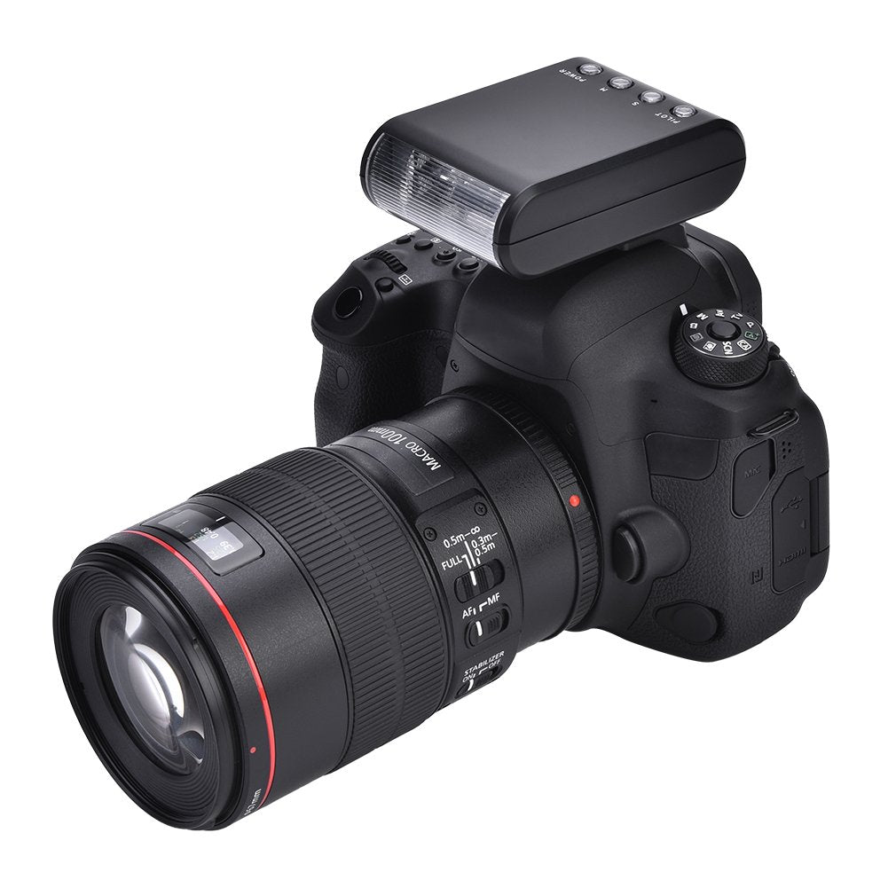 Mini Flashlight, Portable Digital On Camera Flash Speedlite, Hot Shoe Mount Flashlight For Dslr Cameras
