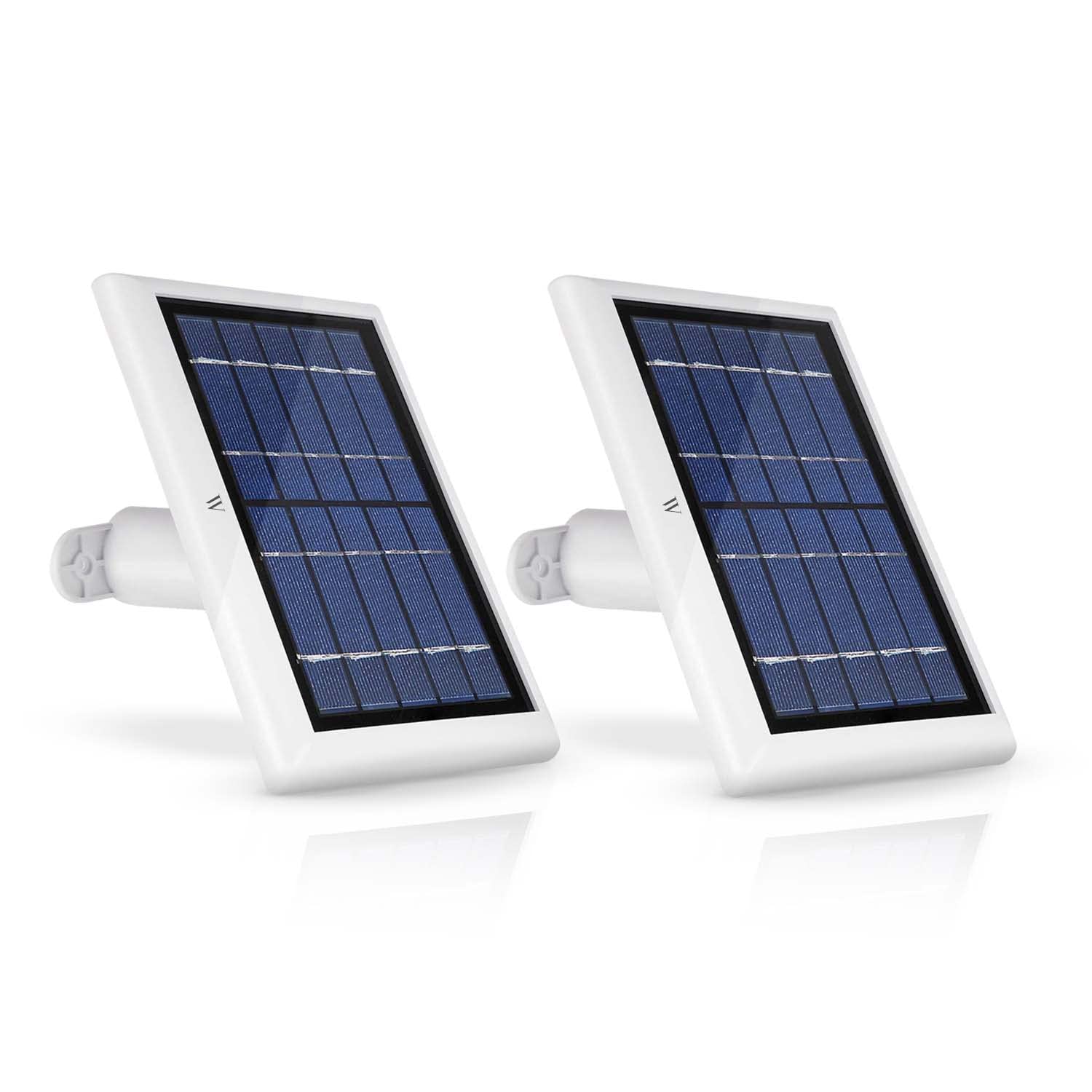 Wasserstein Solar Panel (2W 5V) Compatible With Ring Spotlight Cam Battery/Stick Up Cam Battery   Continuous Power For Your Ring