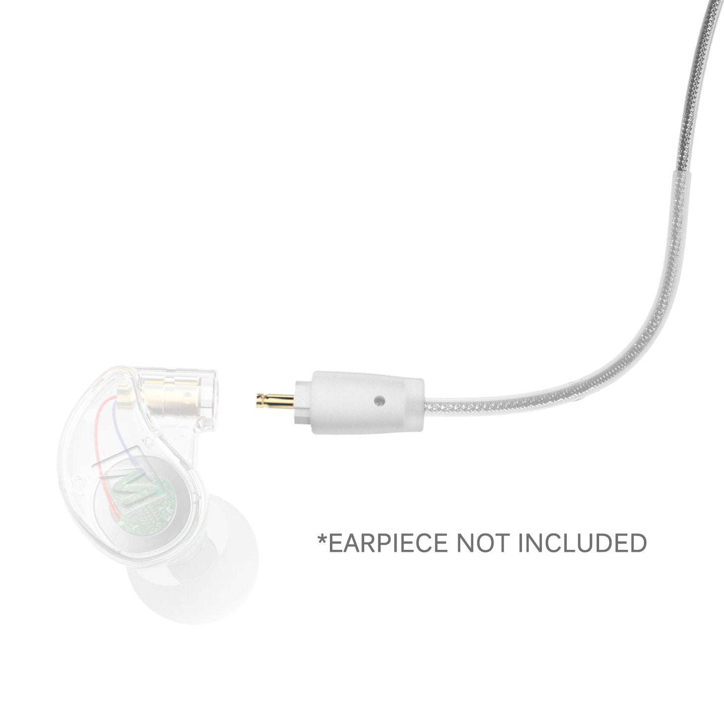 Mee Audio Mx Pro Series And M6 Pro Replacement Stereo Audio Cable (Clear)