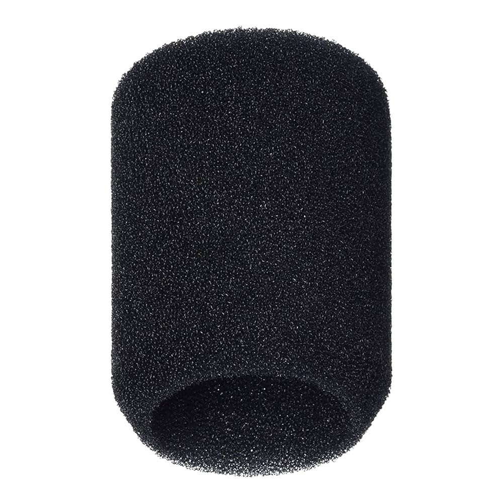 Shure A85WS Black Foam Windscreen for SM85, SM86, SM87A and BETA87A, and BETA87C