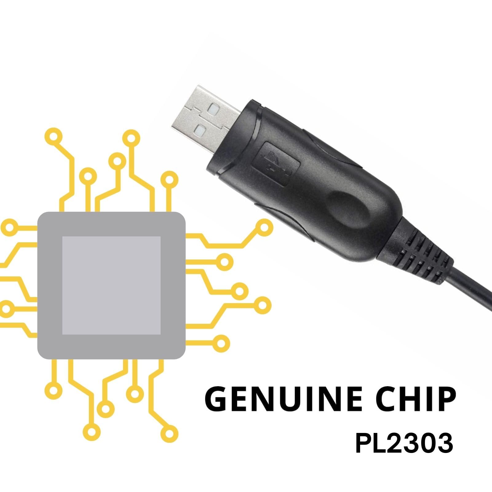 Radioddity Rd 201 Programming Cable Pl2303 Chip, Compatible With Baofeng Uv 5R Bf888S Bf F8Hp Uv 5Rx3 Gm 30 Kenwood Tyt Two Way