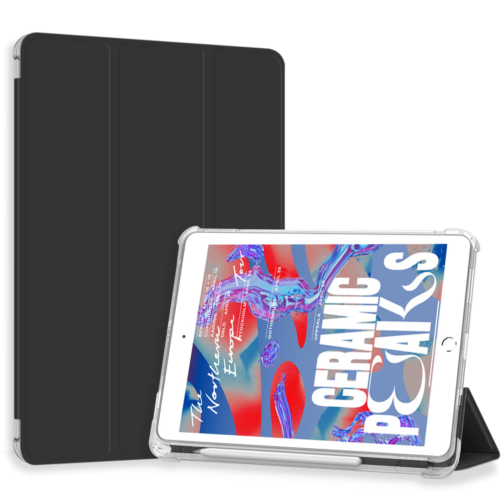 Divufus Case for iPad Pro 9.7 Only(Old Model 2016), Lightweight Slim Auto Sleep/Wake Trifold Stand Smart Cover, Soft TPU Frosted