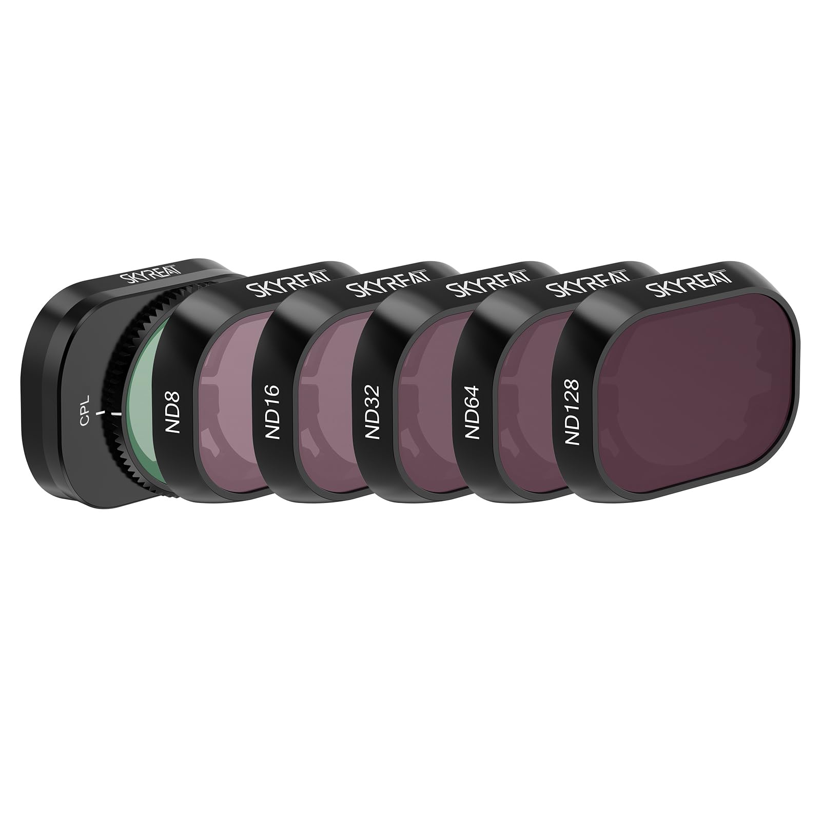 Skyreat Nd Filters Set For Dji Mini 4 Pro Accessories,6 Pack (Cpl, Nd8, Nd16, Nd32, Nd64,Nd128)