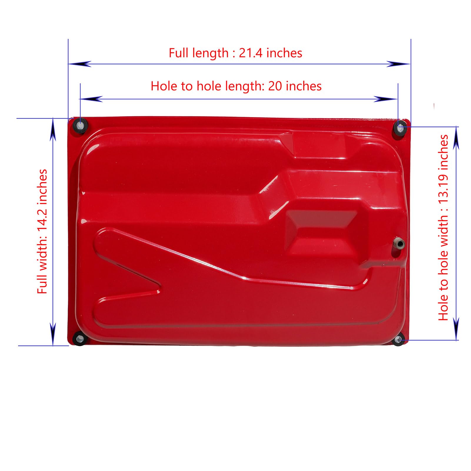 Jjing Universal 5 Gallon Generator Gas Fuel Tank Compatible With Honda Ec2500 Generator Predator 4000 4375 Generator And More Ot