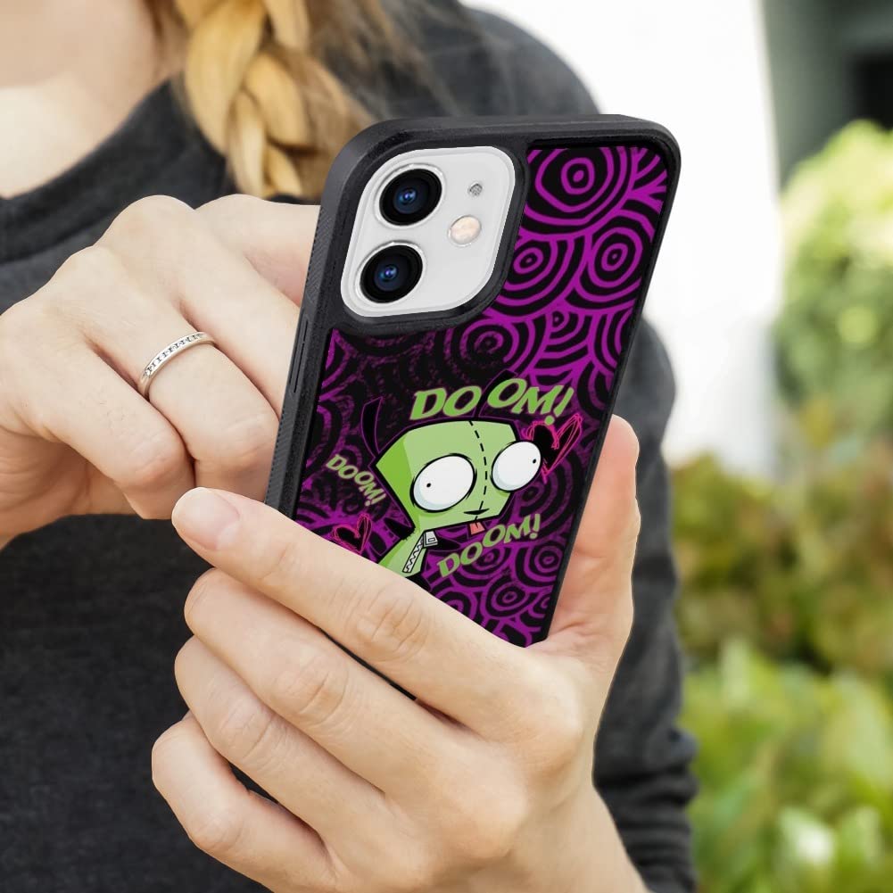 Invader Zim Gir Doom Dance Protective Slim Fit Hybrid Rubber Bumper Case Fits Apple Iphone 8, 8 Plus, X, 11, 11 Pro,11 Pro Max,