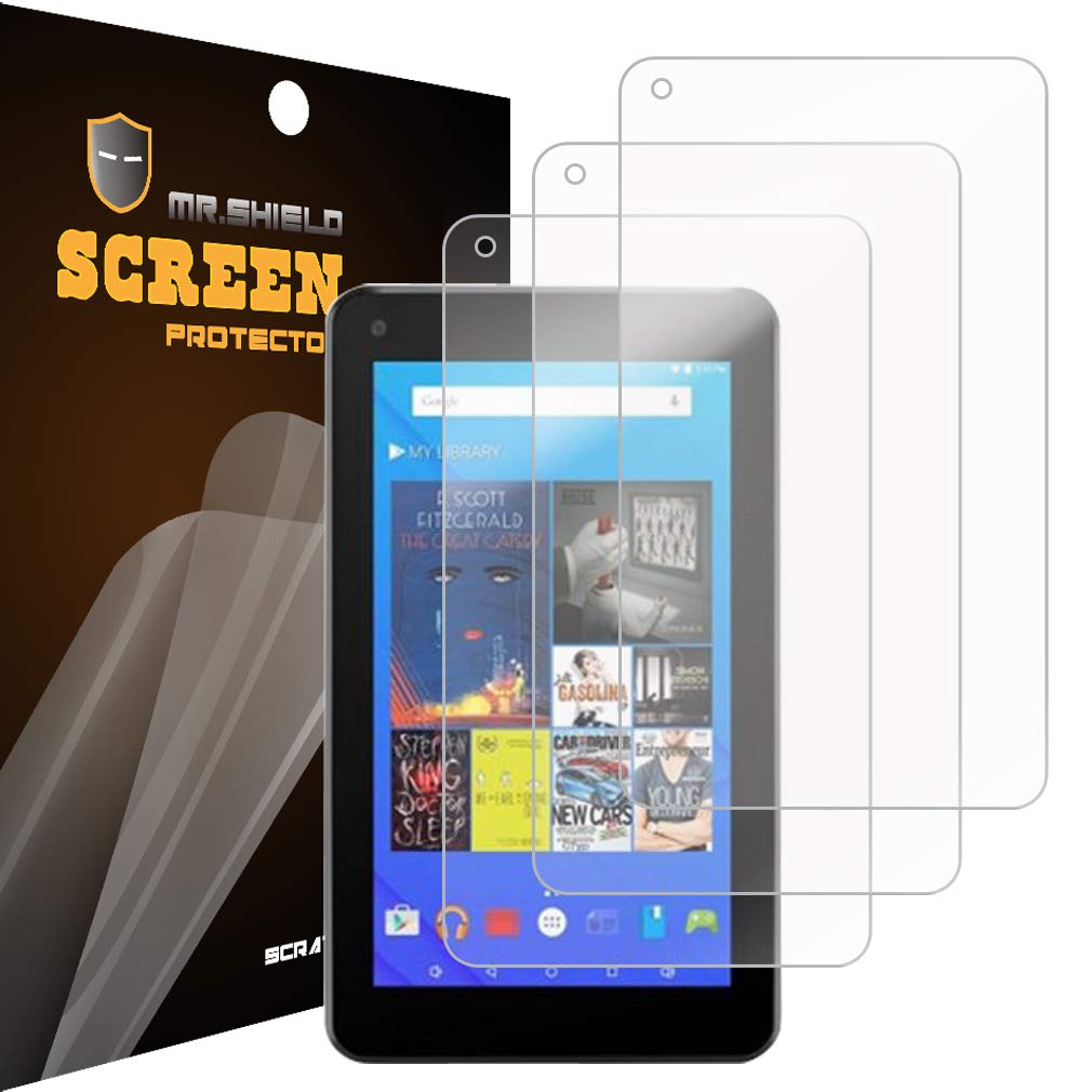 Mr.Shield Designed For Ematic 7 Inch Tablet (Egq375Bl) Premium Clear Screen Protector [3 Pack] With Lifetime Replacement