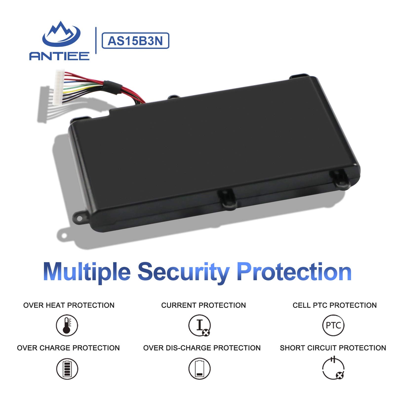 Antiee As15B3N Laptop Battery For Acer Predator 15 G9 591 G9 591G G9 592 G9 592G G9 593 Predator 17 G5 793 G9 791 G9 791G G9 792