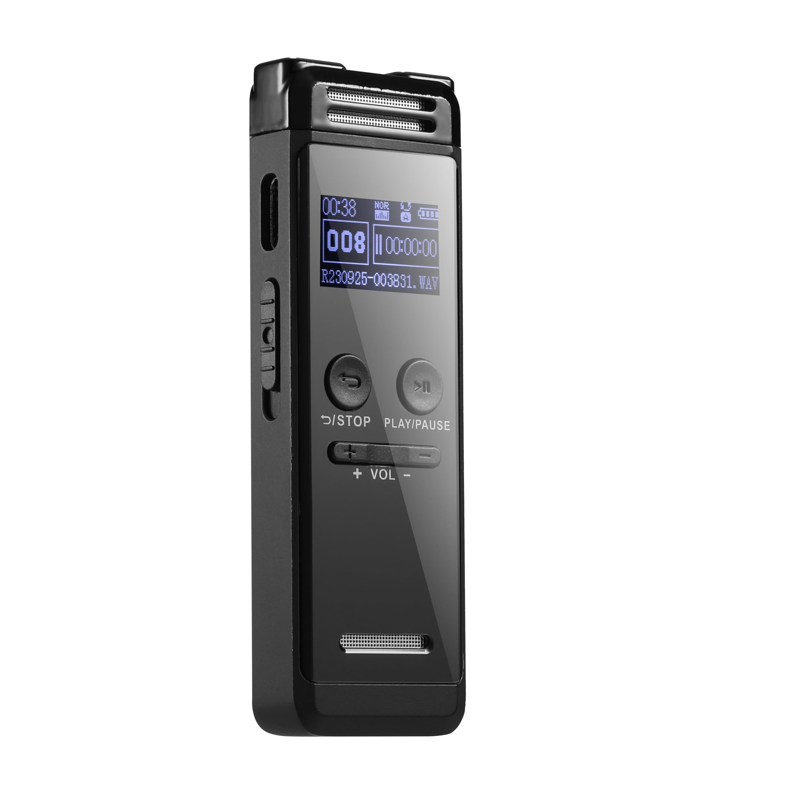 64Gb Digital Voice Recorder Mini Voice Recorder Upgraded Small Audio Recorder With Mp3&Usb Password Protection For Lectures, Mee