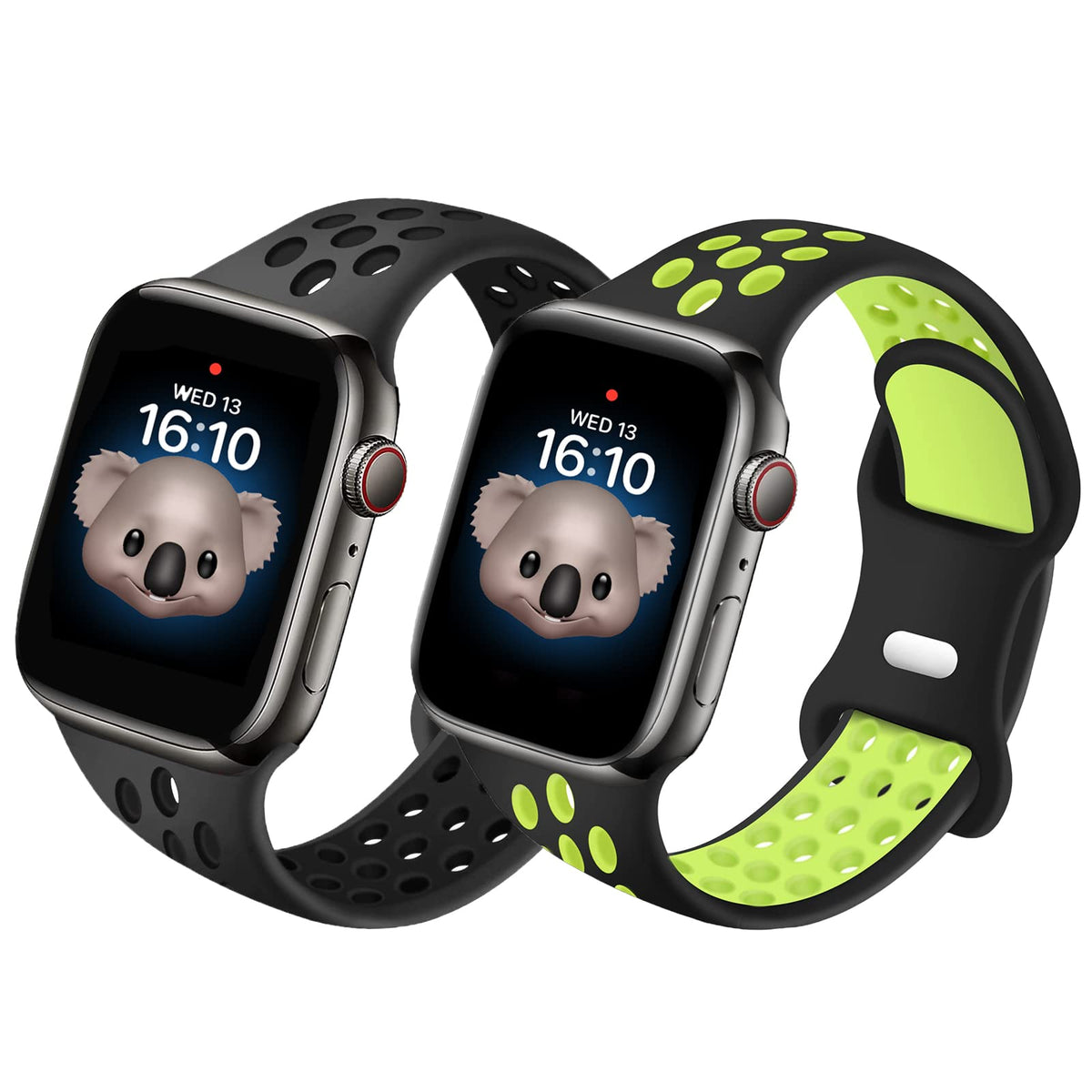 Newjourney Compatible With Kids Apple Watch Band 38Mm 40Mm 41Mm & 42Mm 44Mm 45Mm For Boys Girls, Breathable Soft Silicone Sport